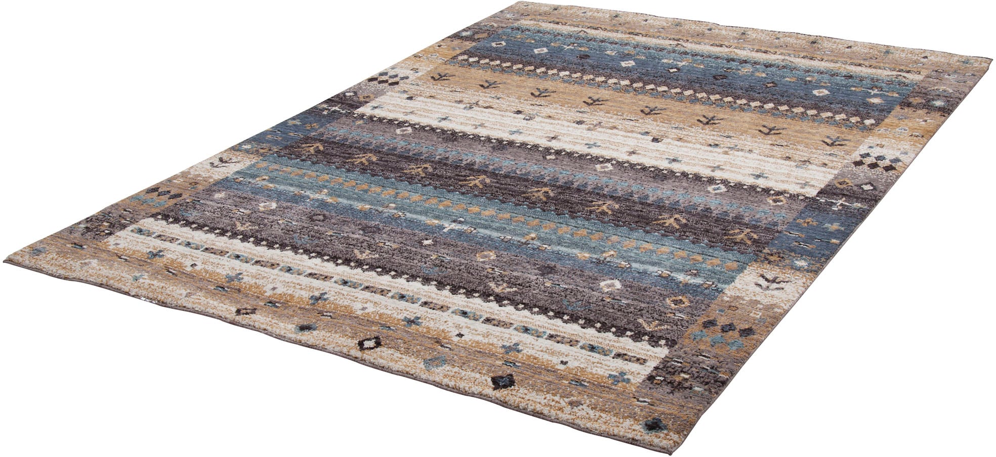 Gino Falcone Teppich »Francesco 24719« rechteckig 14 mm Höhe besonders weich durch Microfaser, ideal im Wohnzimmer & Schlafzimmer