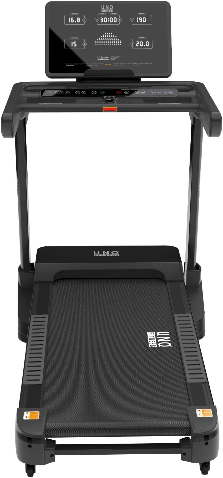 U.N.O. FITNESS Laufband »TM 10« bis max. 20 km/h, klappbar, mit Steigung, 150 kg max. Benutzergewicht