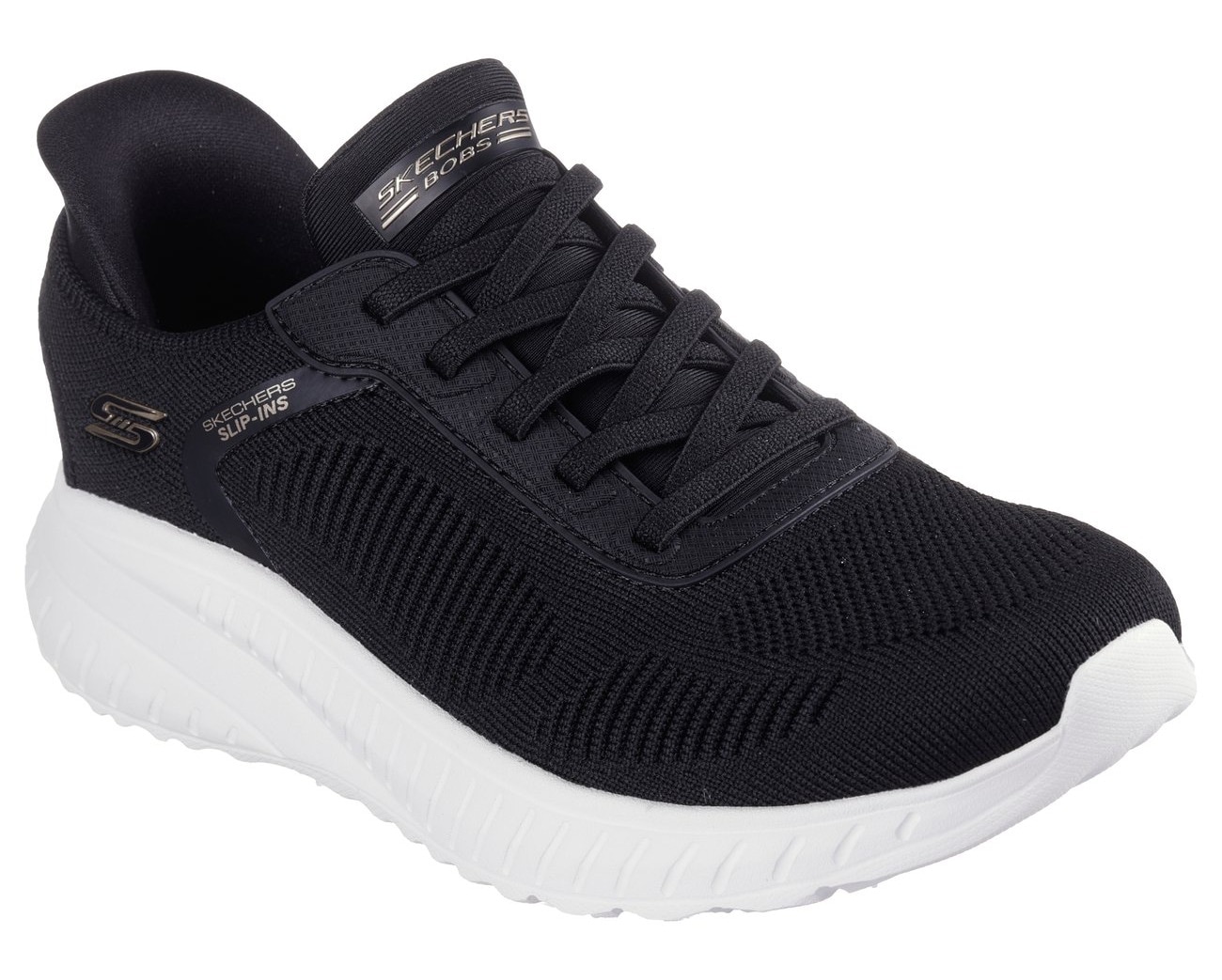 Skechers Slip-On Sneaker »BOBS SQUAD CHAOS-CURRENT MUSE«, Slipper, Freizeitschuh in veganer...