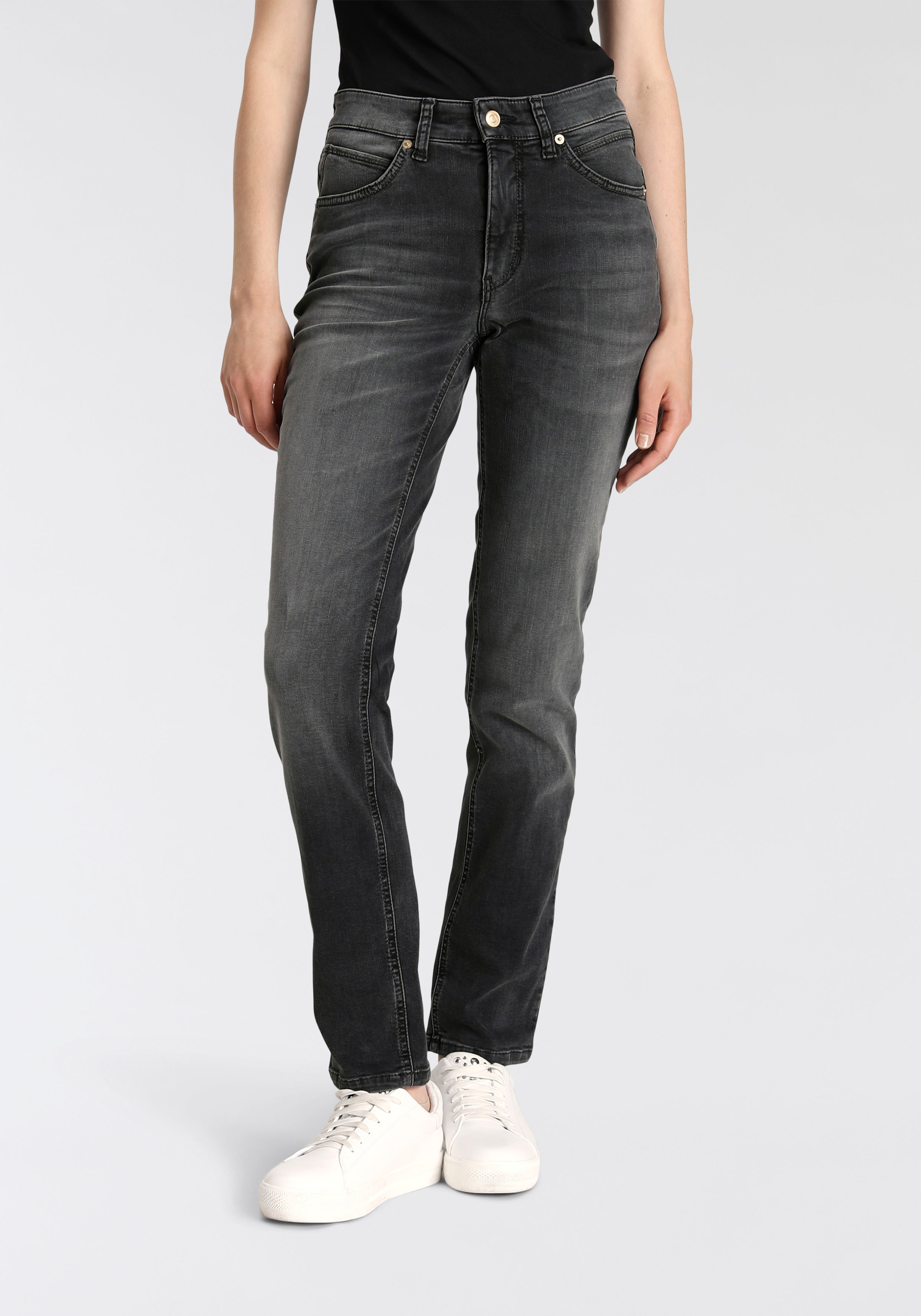 MAC Stretch-Jeans »Melanie«, Gerade geschnitten