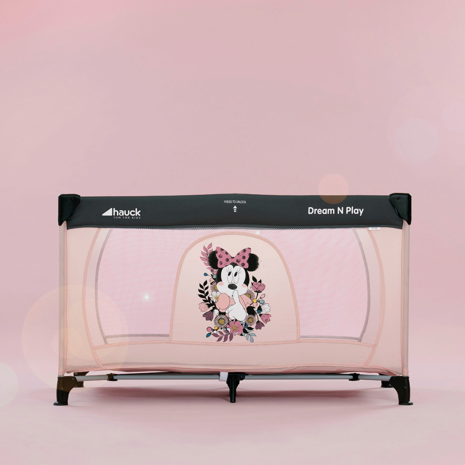 Hauck Baby-Reisebett »Dream N Play - Minnie Sweetheart«, inkl. Transporttasche