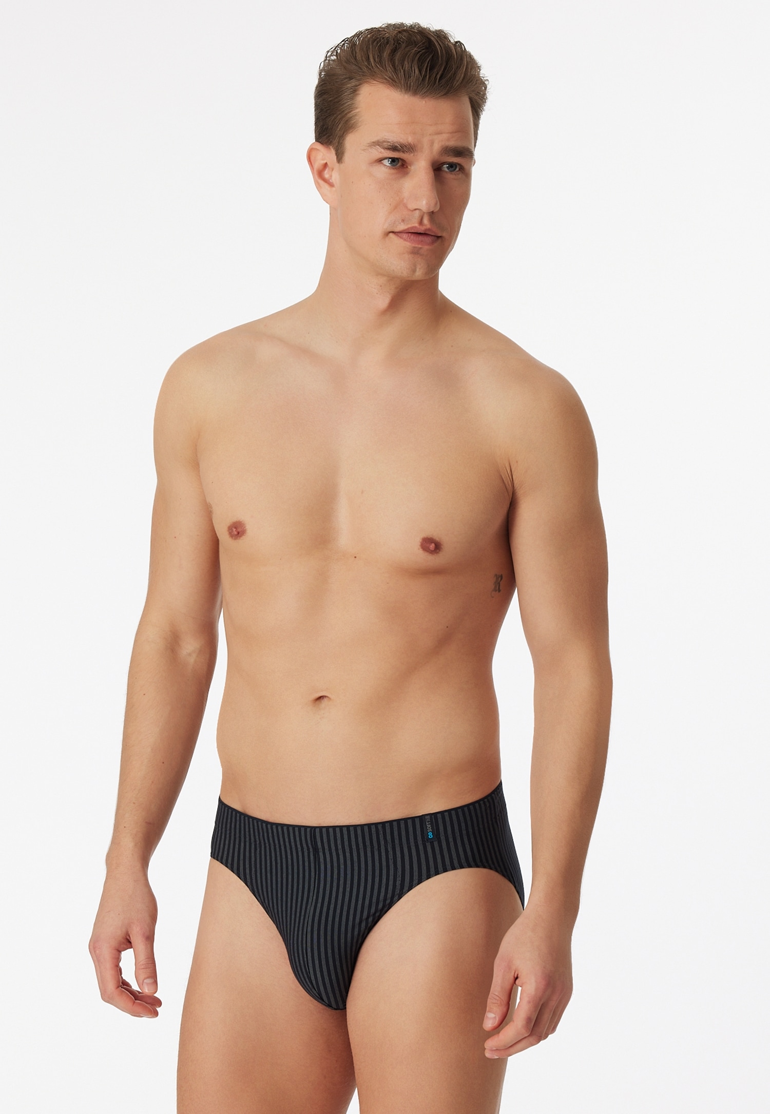 Schiesser Minislip »Long Life Soft« gestreift, ohne Eingriff, optimales Feuchtigkeitsmanagement