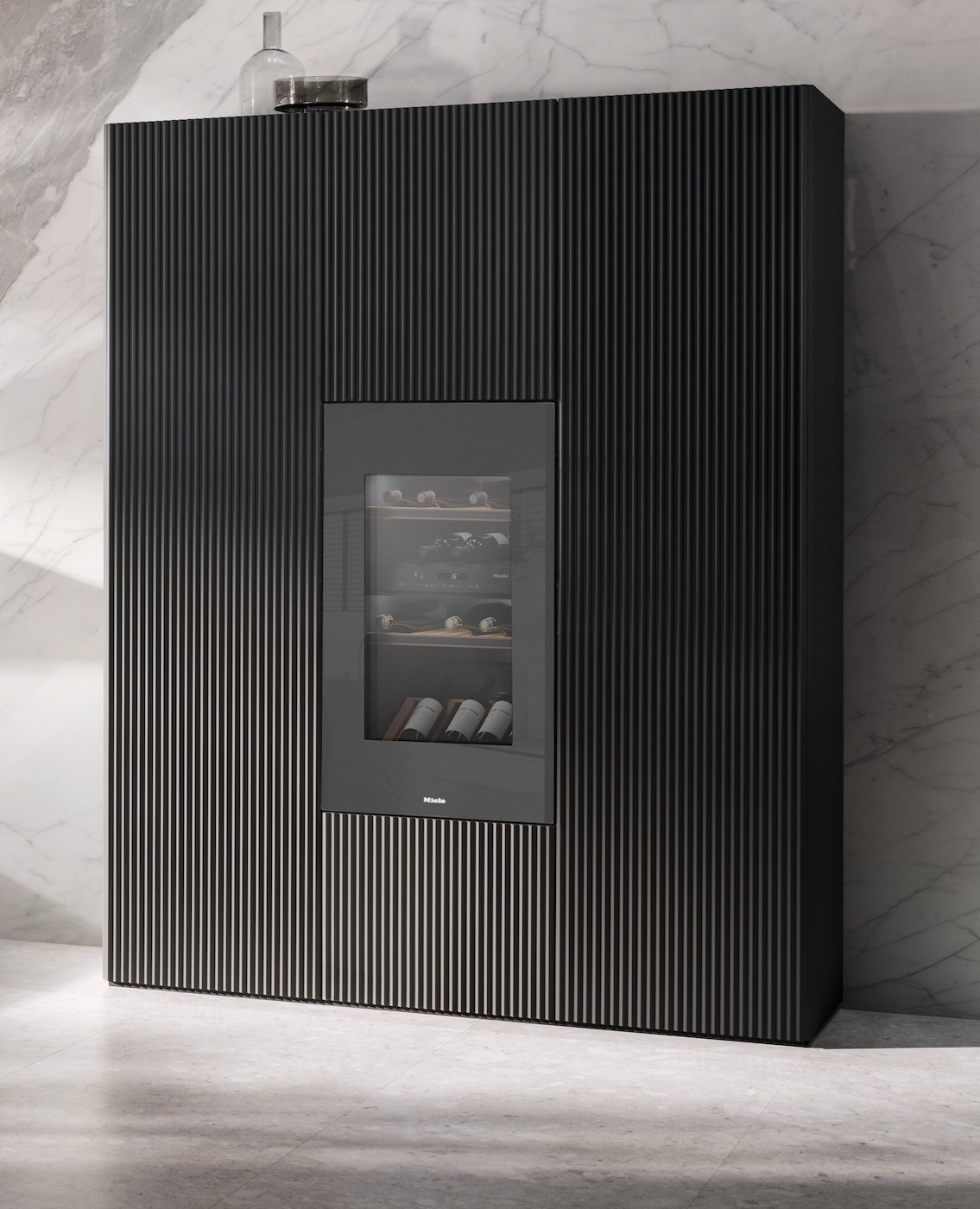 Miele Einbauweintemperierschrank »KWT 6422 iG Graphitgrau«, für 33 St. Standardflaschen á 075l