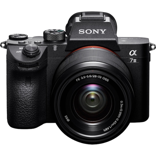 Sony Systemkamera »Alpha 7 III ILCE-7M3KB«, SEL-2870, 24,2 MP, WLAN (Wi-Fi)-NFC  bei