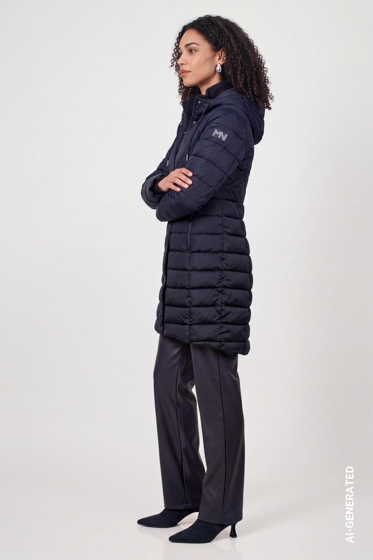 Monari Steppmantel Regular fit mit Kapuze