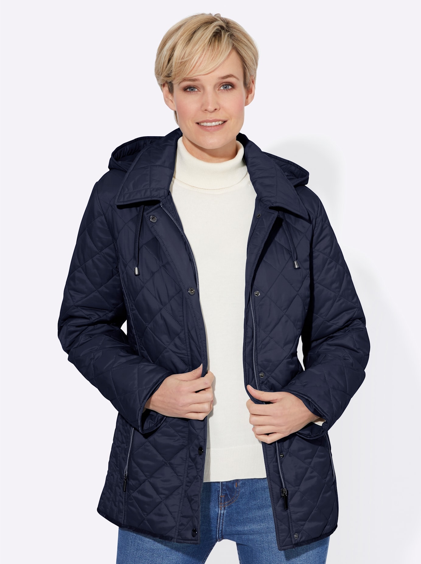 Casual Looks Winterjacke mit Kapuze