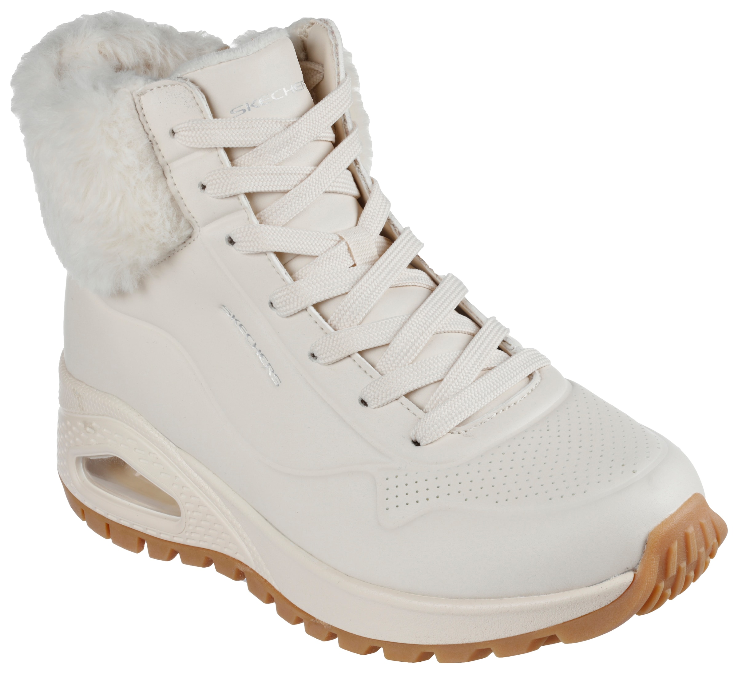 Skechers Schnürboots »UNO RUGGED - FALL AIR«, Winterboots mit Air-Cooled Memory Foam® Komfort-Innensohle