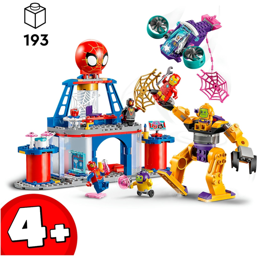 LEGO® Konstruktionsspielsteine »Das Hauptquartier von Spideys Team (10794), LEGO® Spidey«, (193 St.)