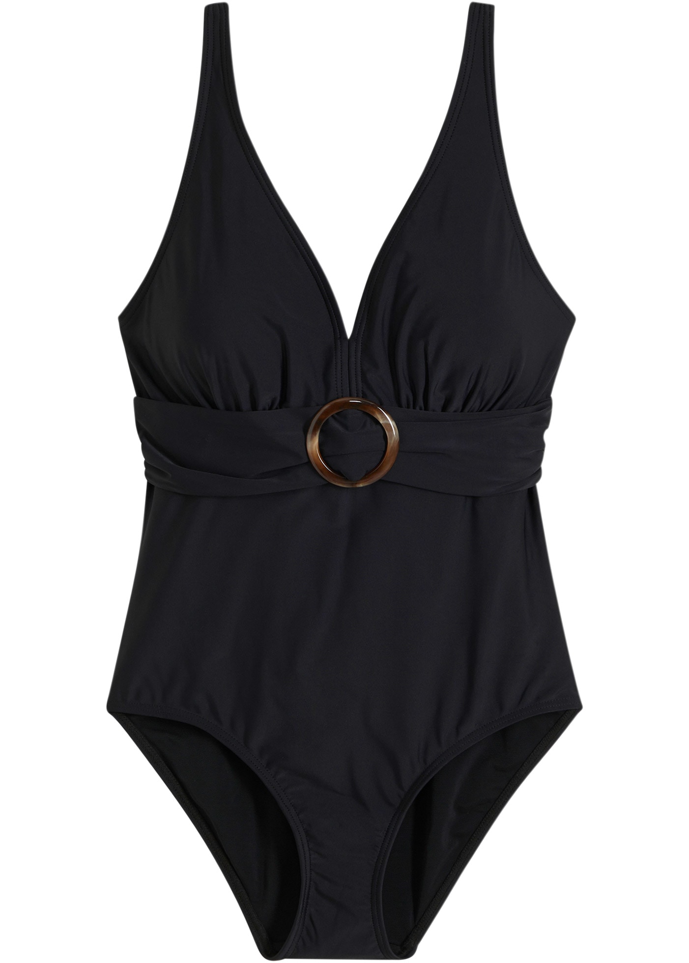 bonprix Badeanzug mit leichter Formkraft, elastisches Material, bequeme Passform