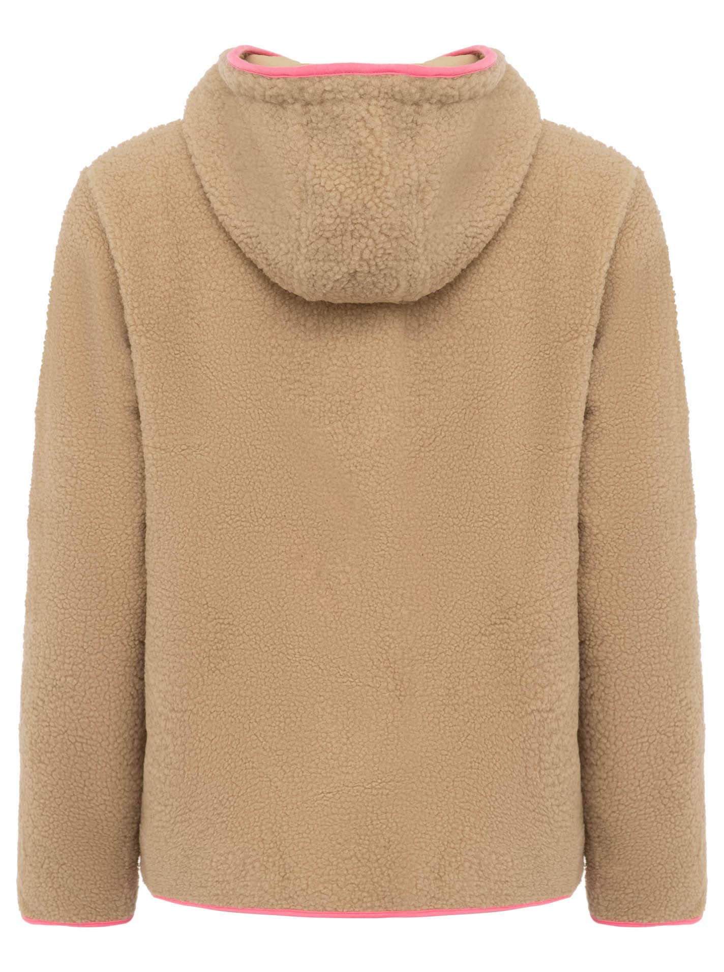 Zwillingsherz Fleecejacke »"Classic"« mit Kapuze kuschelig weich, mit Taschen, Kapuze, Kontrastdetails