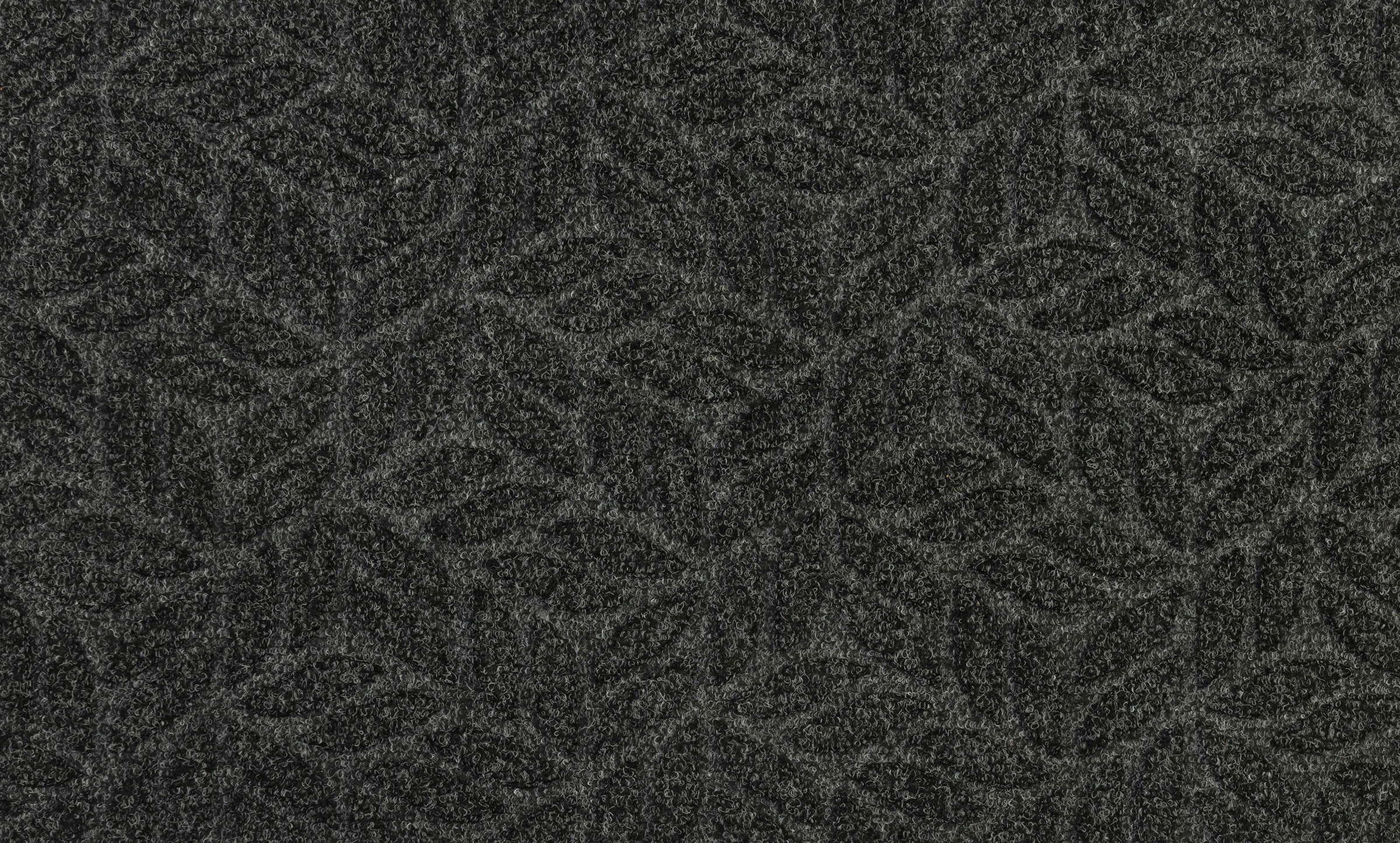 wash+dry by Kleen-Tex Fußmatte »DUNE Leaves Dark Grey« rechteckig 8 mm Höhe