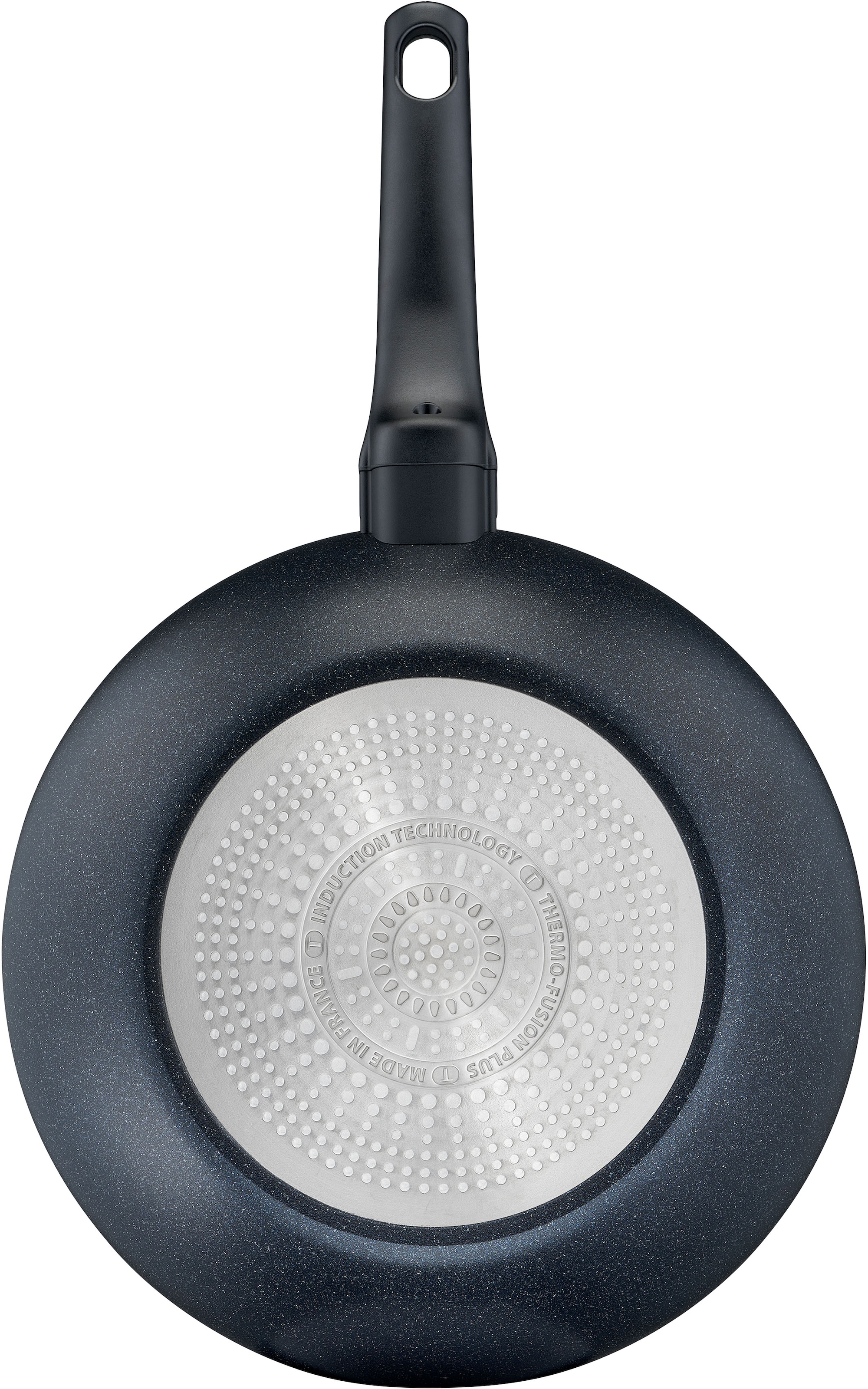Tefal Wok »Black Stone«, Aluminium, (1 tlg.), Aluminium, Mineralia Antihaft, Thermo-Signal, alle Herdarten,Induktion