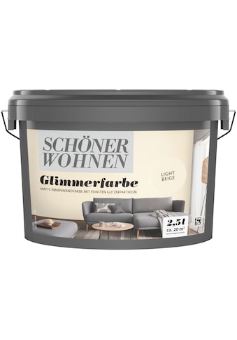 SCHÖNER WOHNEN-Kollektion Wand- und Deckenfarbe »Trendstruktur Glimmerfarbe«, Light... kaufen