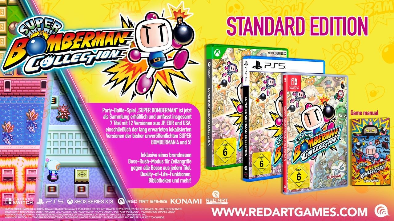 Konami Spielesoftware »Super Bomberman Collection« Xbox Series X