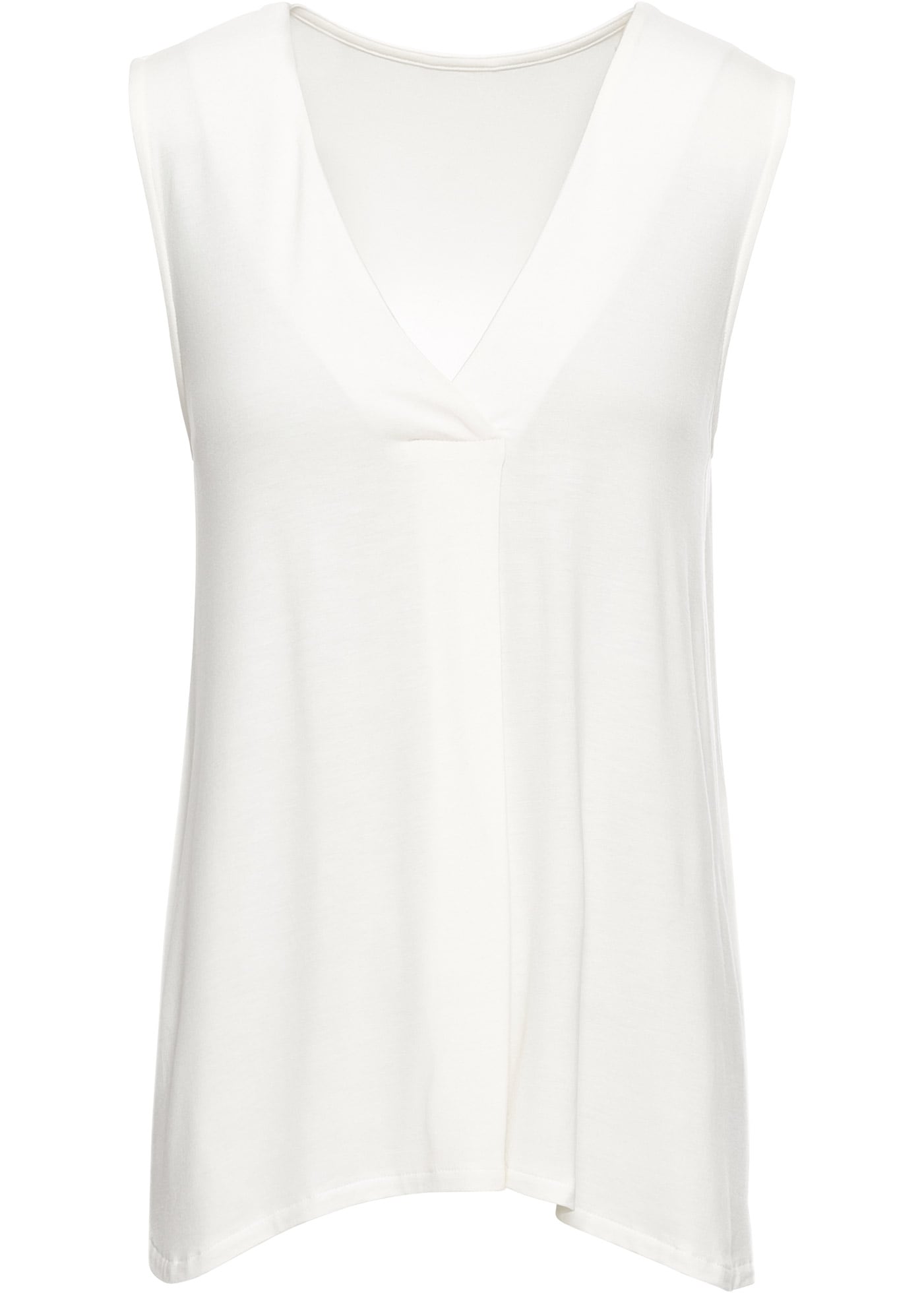 bonprix Shirttop bequeme Passform, ohne Ärmel, aus Viskose-Mix, feminin geschnitten