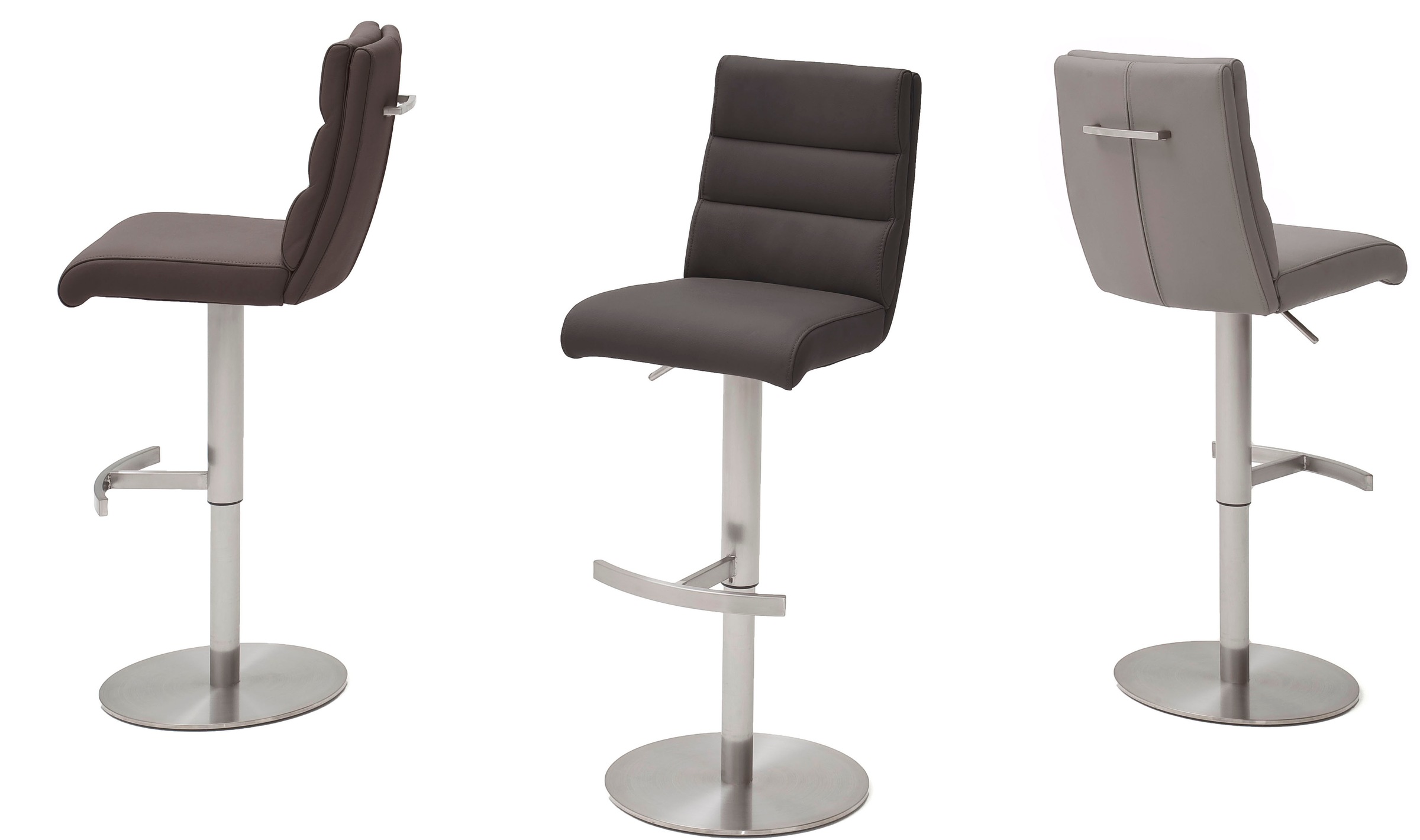 MCA furniture Bistrostuhl »GIULIA Barstuhl Tresenstuhl Tresenhocker«, Barhocker,Bistrohocker,Barstuhl,drehbar,Sitzhöhe 53-78cm,mit Lehne