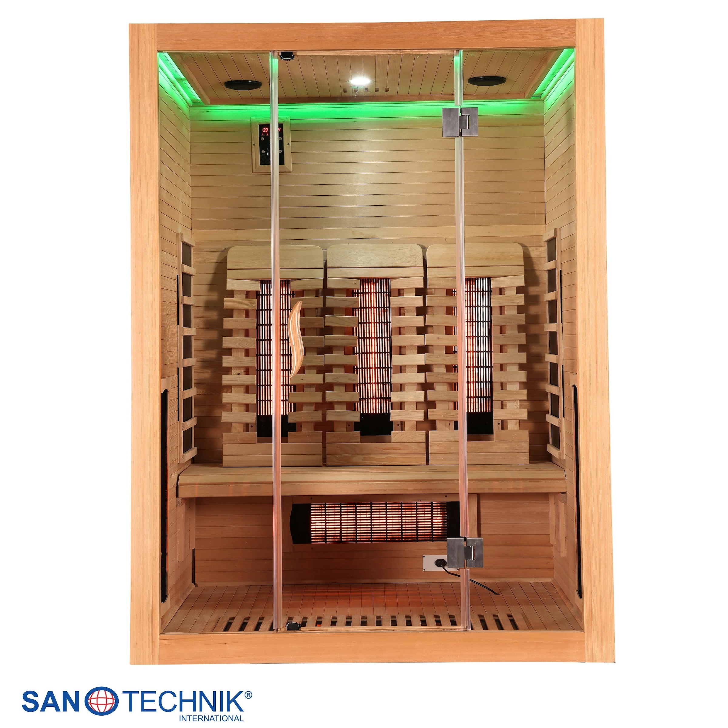 Sanotechnik Infrarotkabine »Infrarotkabine OPEN« 3 Pers; 150x120x200cm; 6 Vollspektrumstrahler, 3 Carbonheizplatten