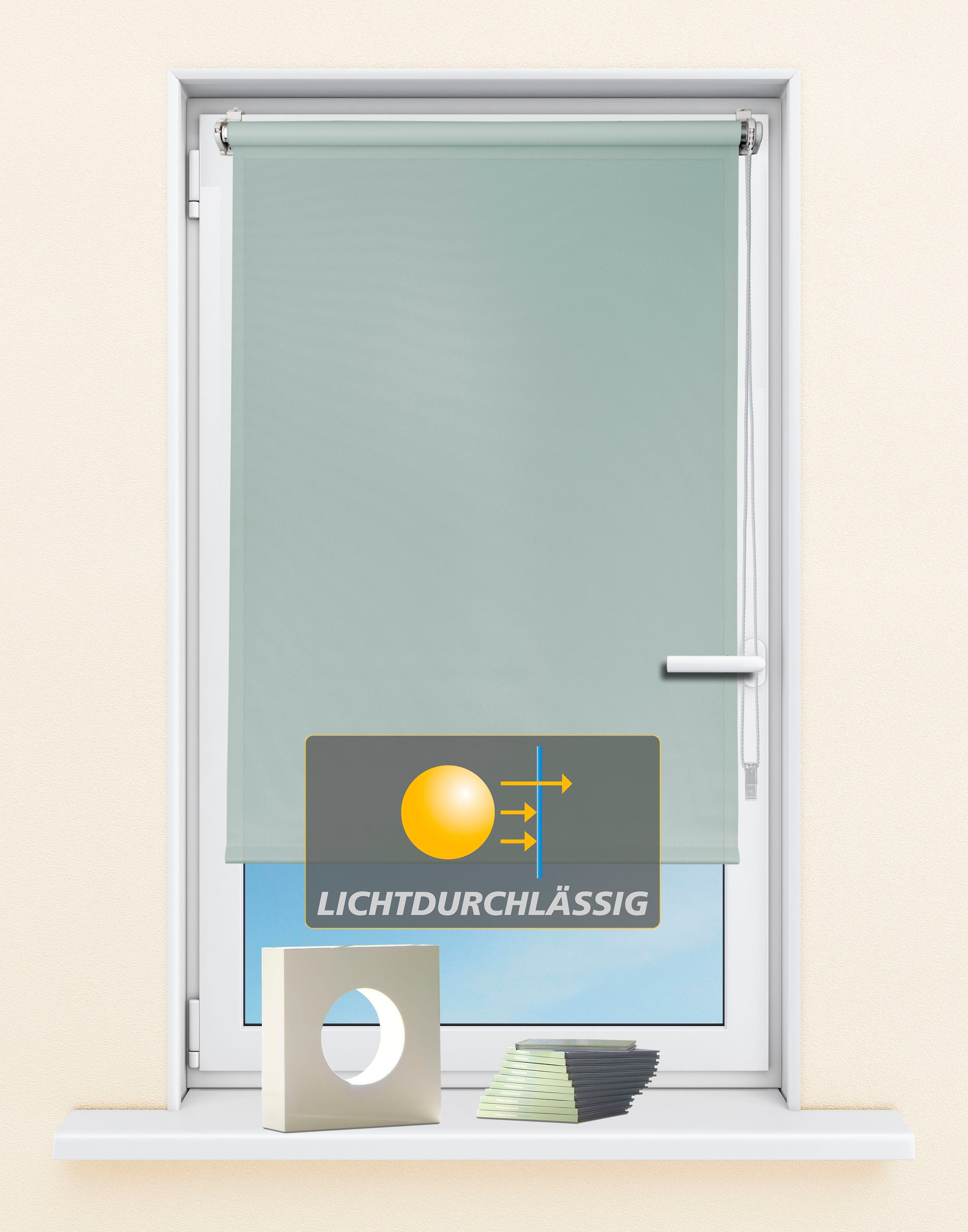 Kutti Seitenzugrollo »Seitenzugrollo 'Ida', Lichtschutz, Klemmfix, ohne Bohren, Fixmaß«, Lichtschutz, ohne Bohren, Sichtschutz, Sonnenschutz