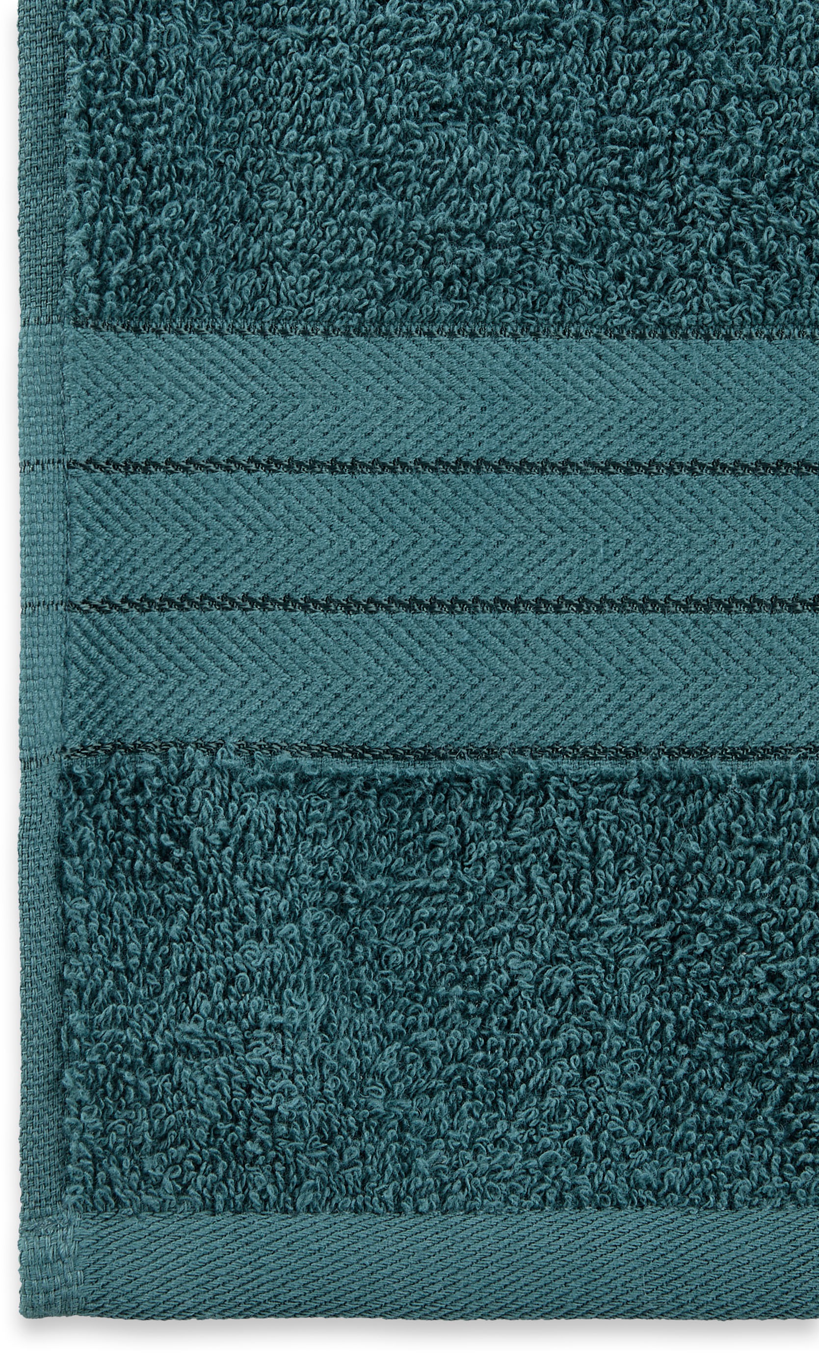 good morning Badetücher »Uni«, (Set, 2 St., 2 Badetücher (70x140 cm), Baumwolle, Walkfrottee, Bordüre, 500 GSM, Einfarbig, Ohne Aufhängung