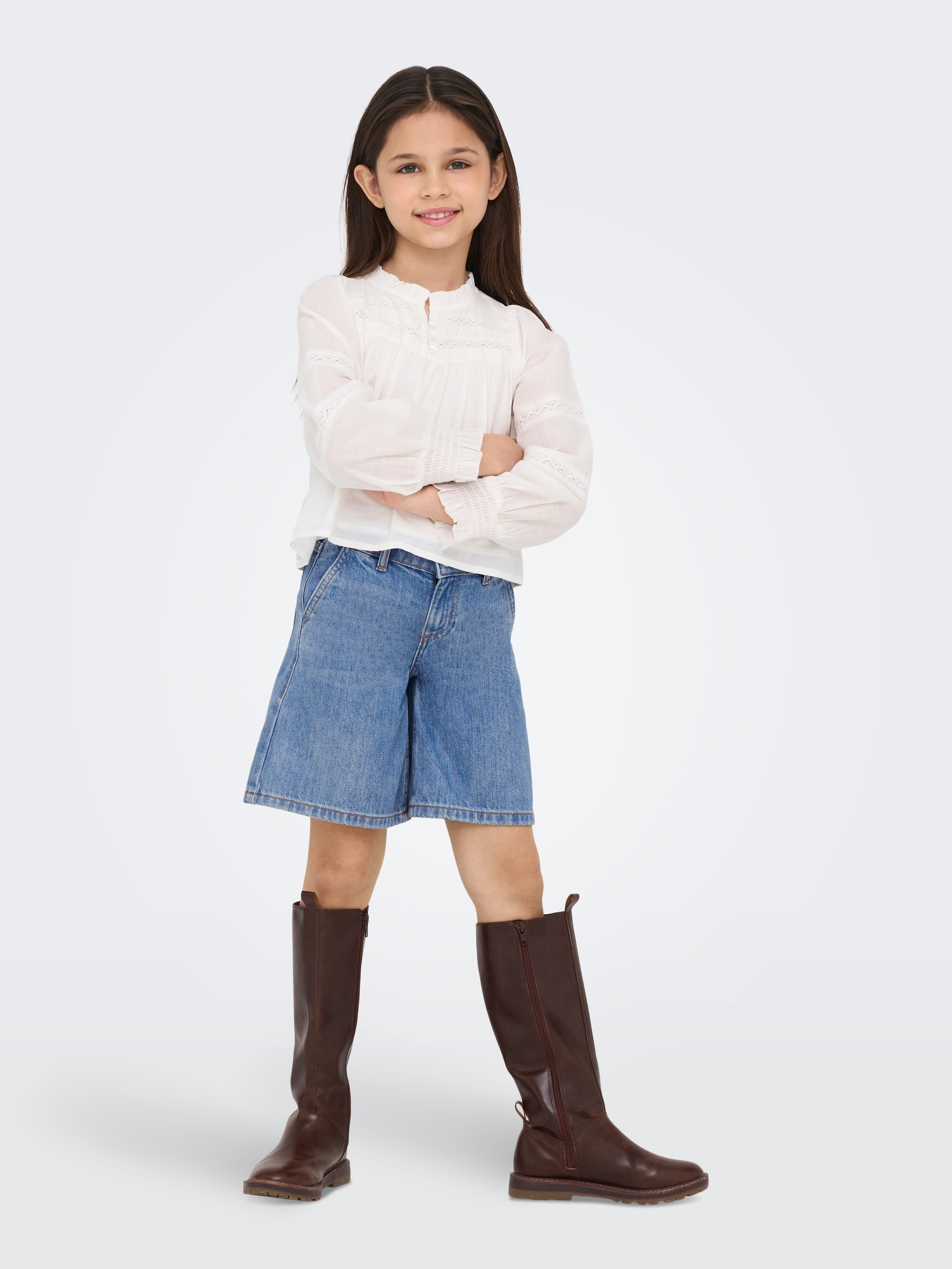 KIDS ONLY Jeansshorts »KOGCOMET WIDE LONG SHORTS DNM DIA NOOS«