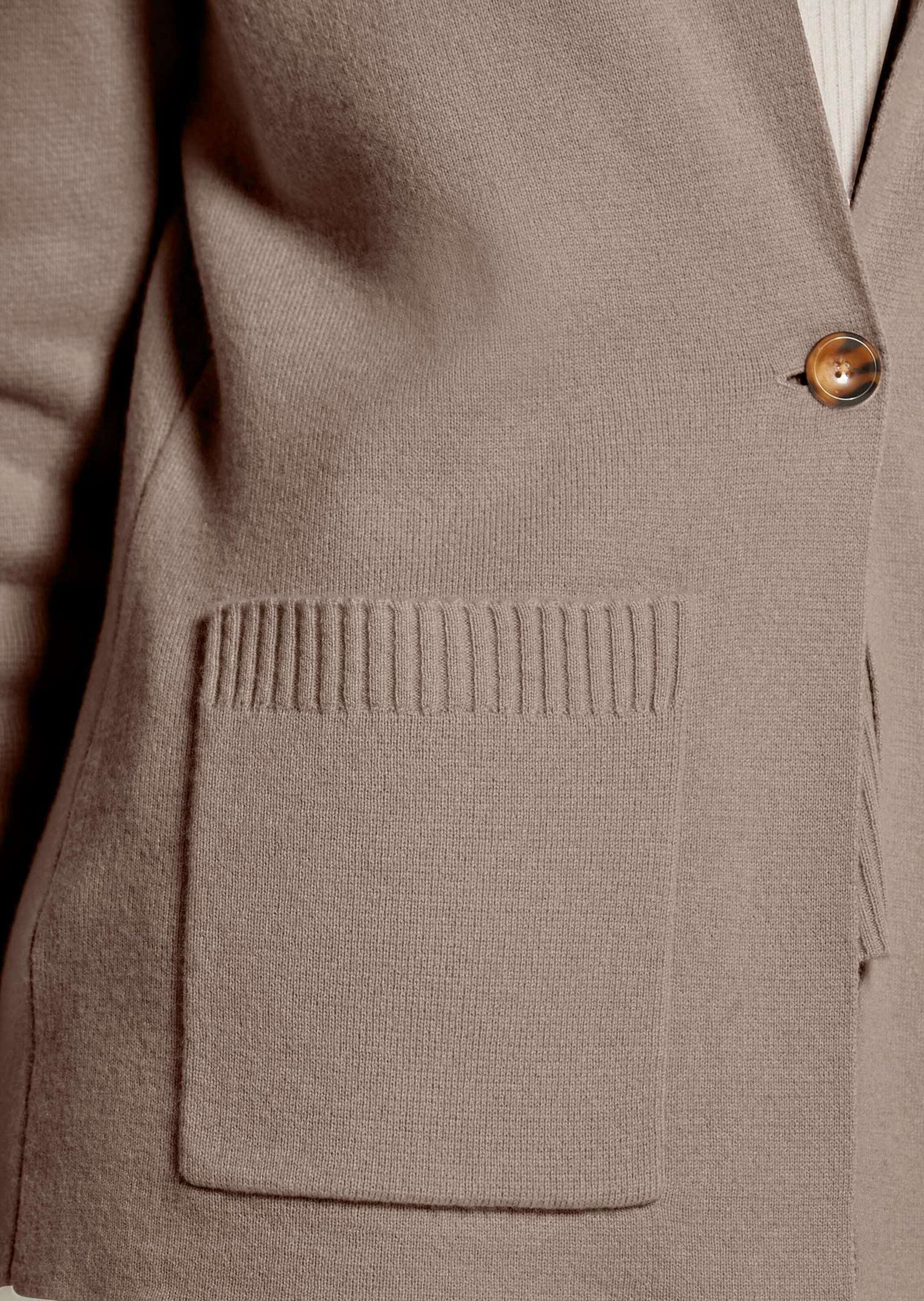 MADELEINE Strickjacke »Strickblazer Strickjacke aus Merinowolle und Kaschmir«