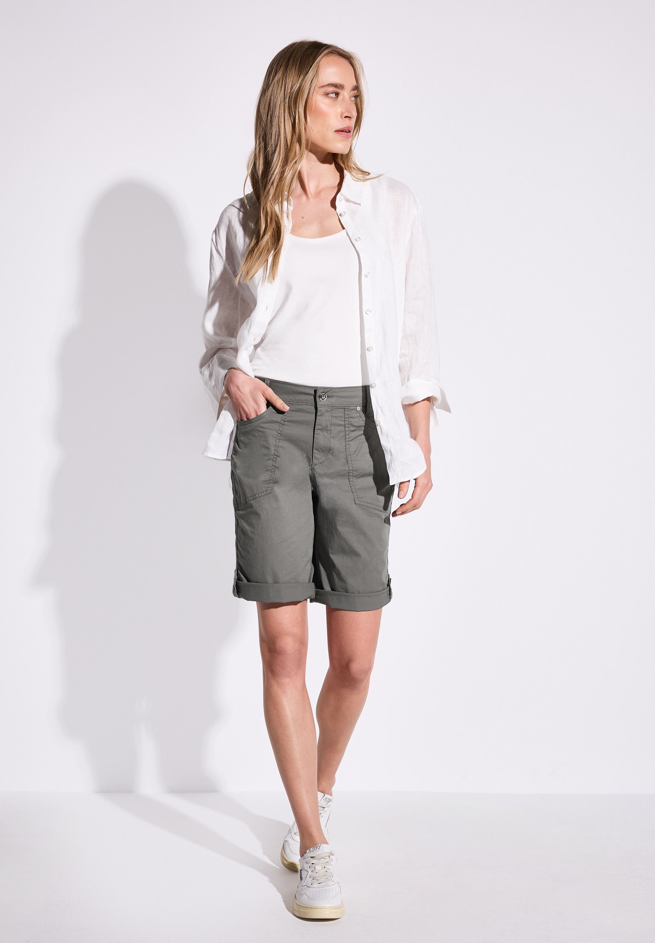 STREET ONE Bermudas »Style Yulius«, mit Turn-Up