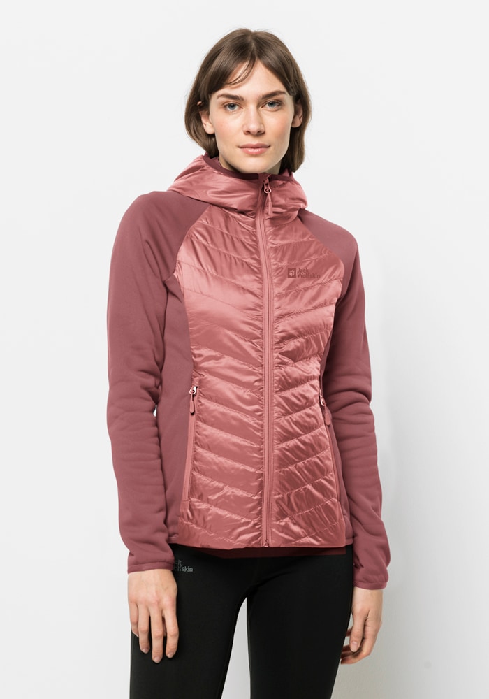 Jack Wolfskin Hybridjacke »ROUTEBURN PRO HYBRID W«, mit Kapuze
