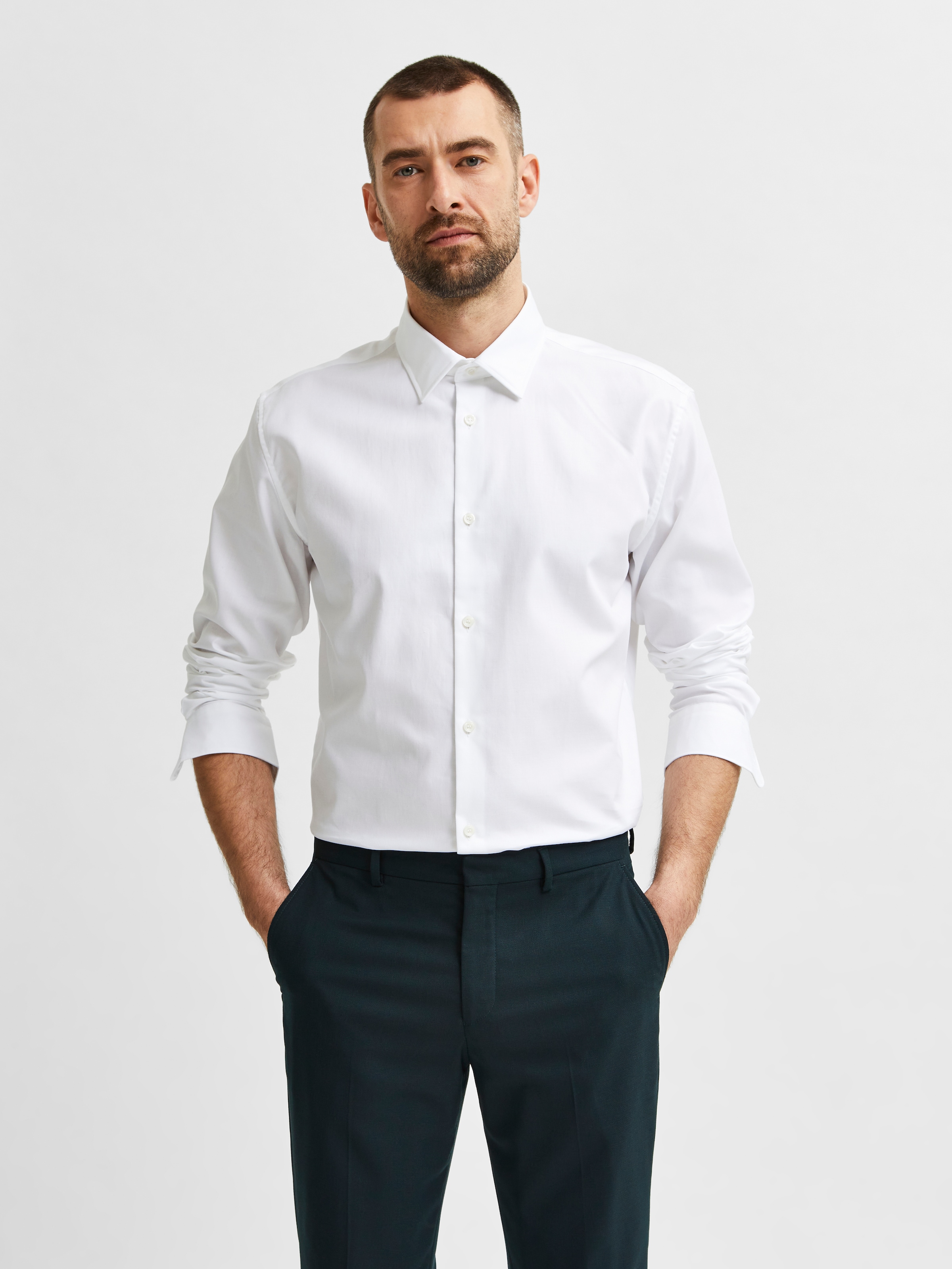 SELECTED Businesshemd »SLHSLIMETHAN SHIRT«