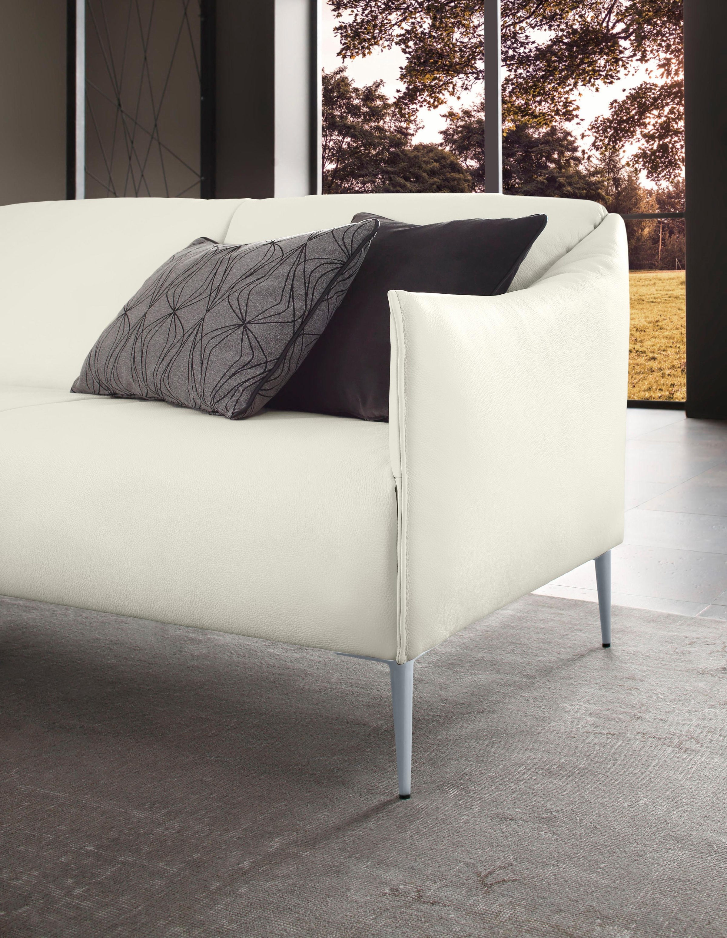 W.SCHILLIG 2,5-Sitzer »sally«, mit Metallfüßen in Silber matt, Breite 174 cm