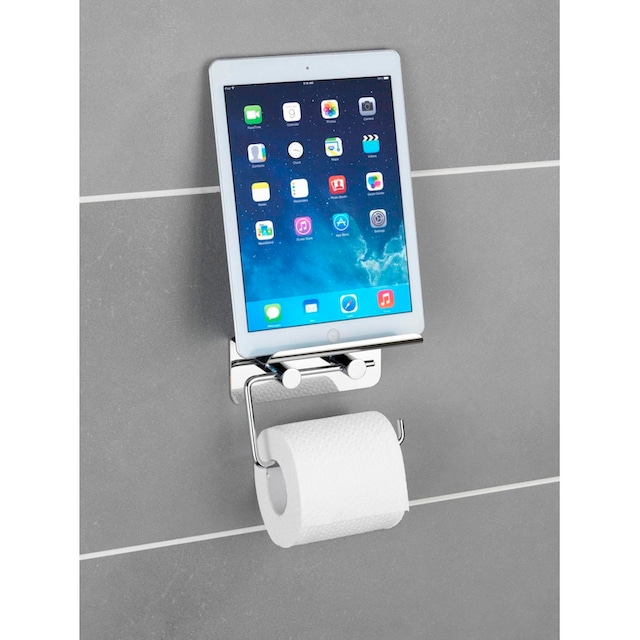 WENKO Toilettenpapierhalter, mit Soft-Touch Smartphone-Ablage online kaufen  | mit 3 Jahren XXL Garantie