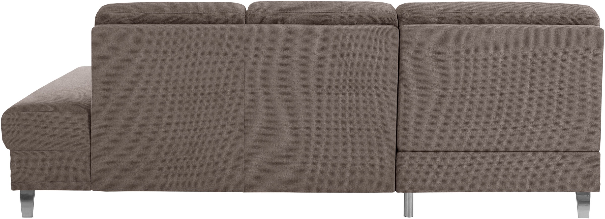 sit&more Ecksofa »Clio L-Form«, wahlweise mit Bettfunktion oder Vorziehsitz und Bettkasten, Federkern