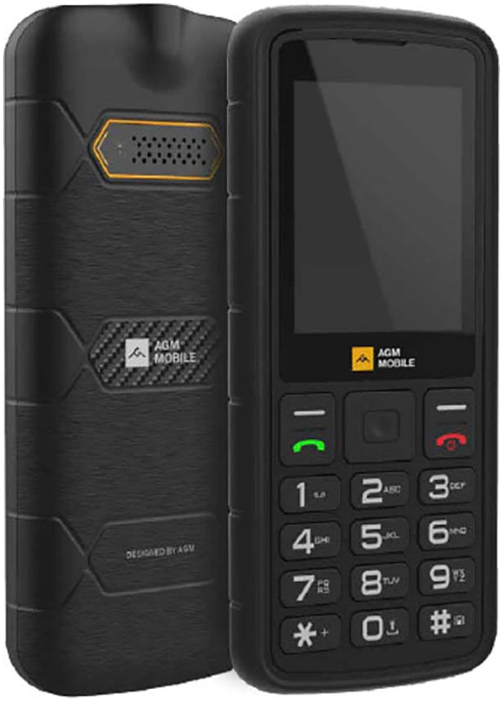 Handy »M9 (2G)«, Schwarz, 6,1 cm/2,4 Zoll, 0,3 MP Kamera, robust, ergonomisch,...