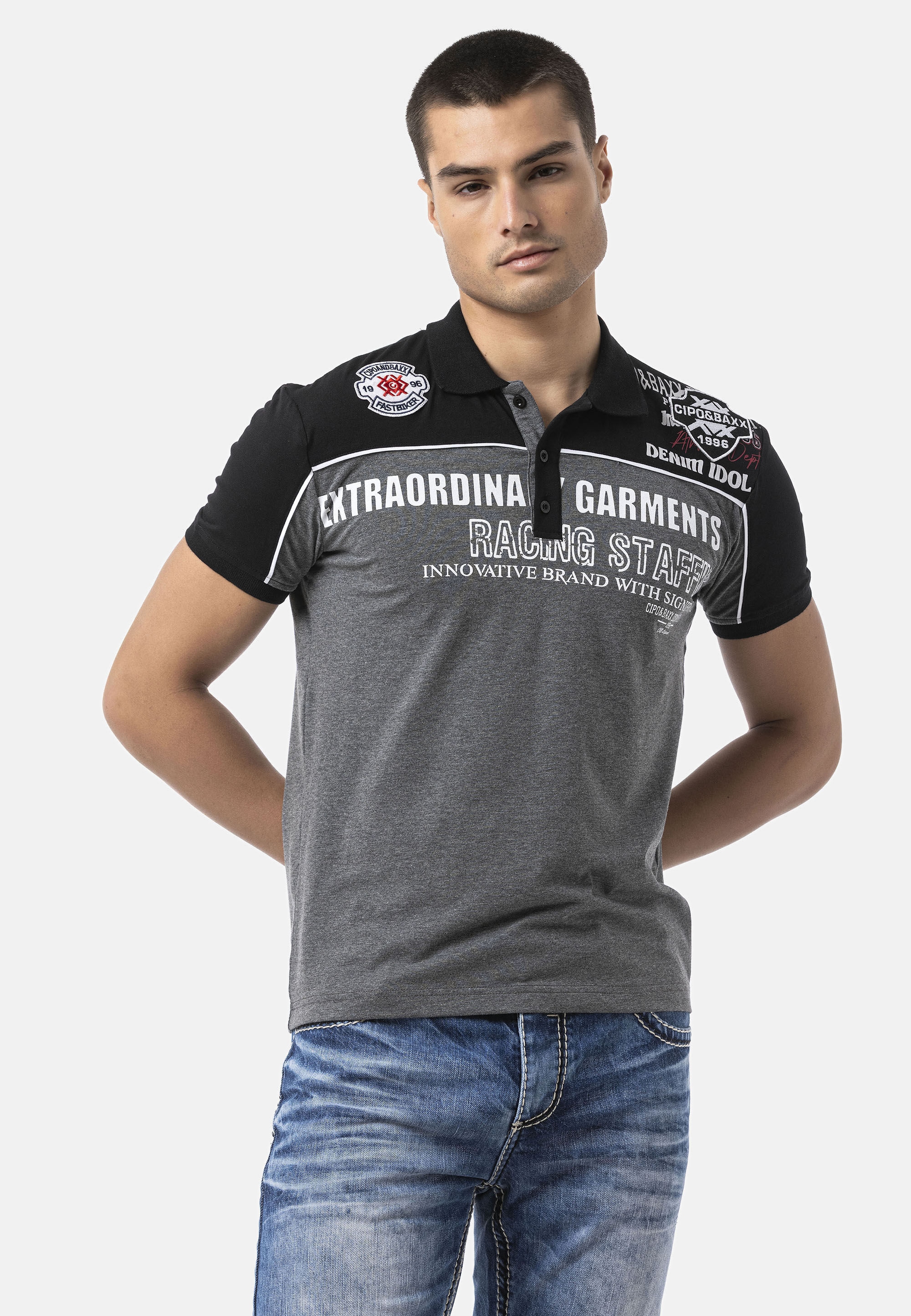 Cipo & Baxx T-Shirt »CT803« hoher Tragekomfort
