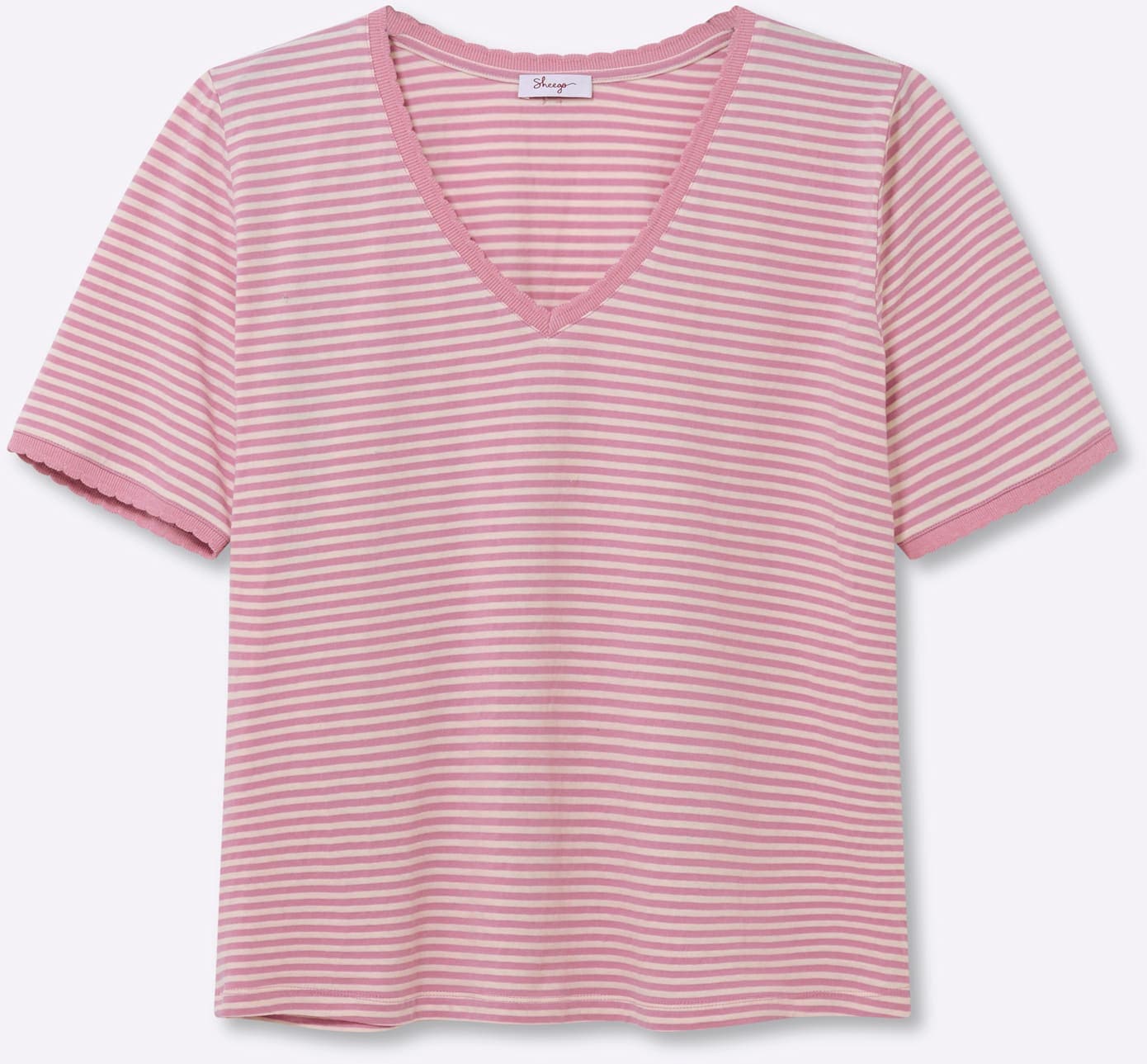 Sheego Kurzarmshirt »Shirt« 1