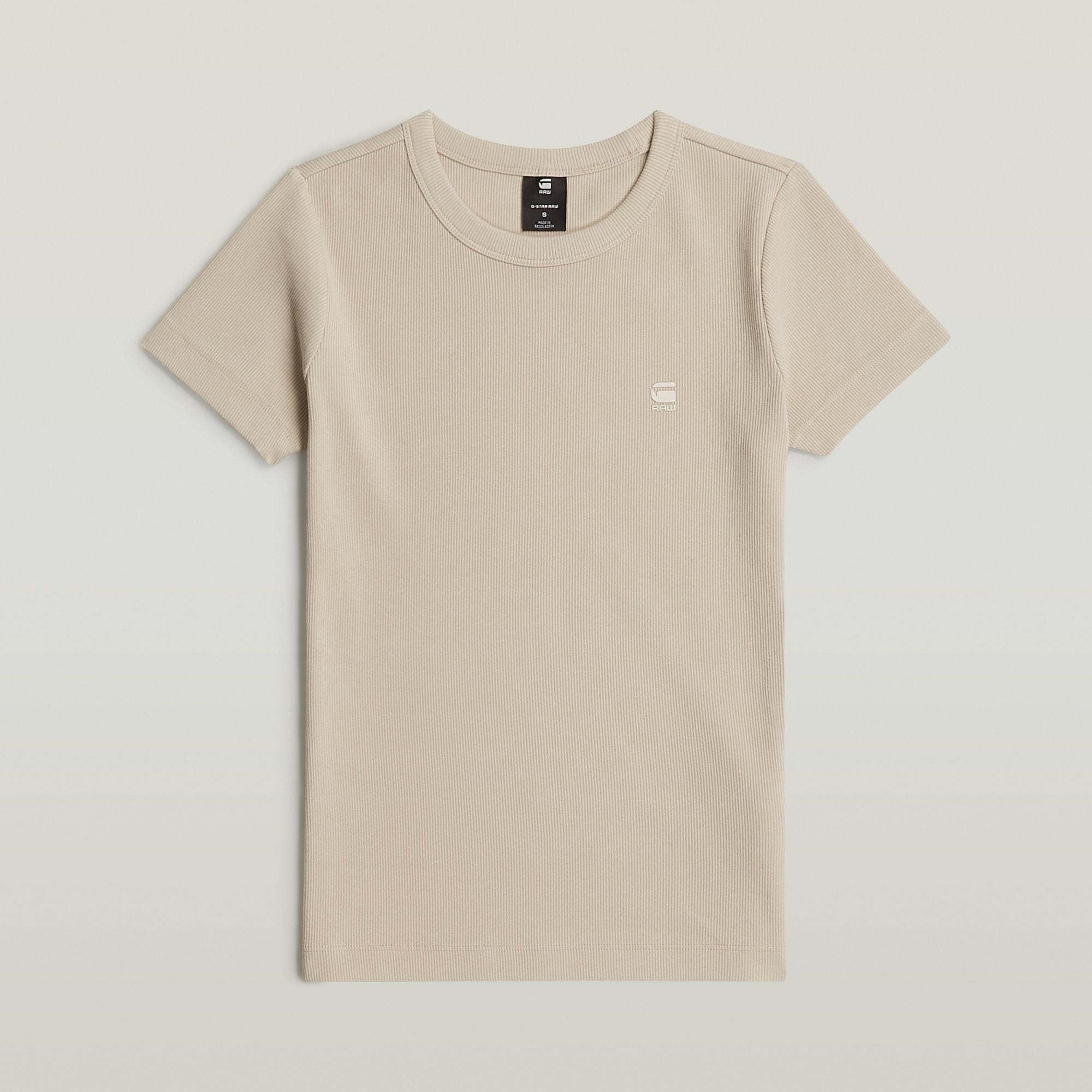 G-STAR T-Shirt »Rib Cap Sleeve«, aus Rippjersey
