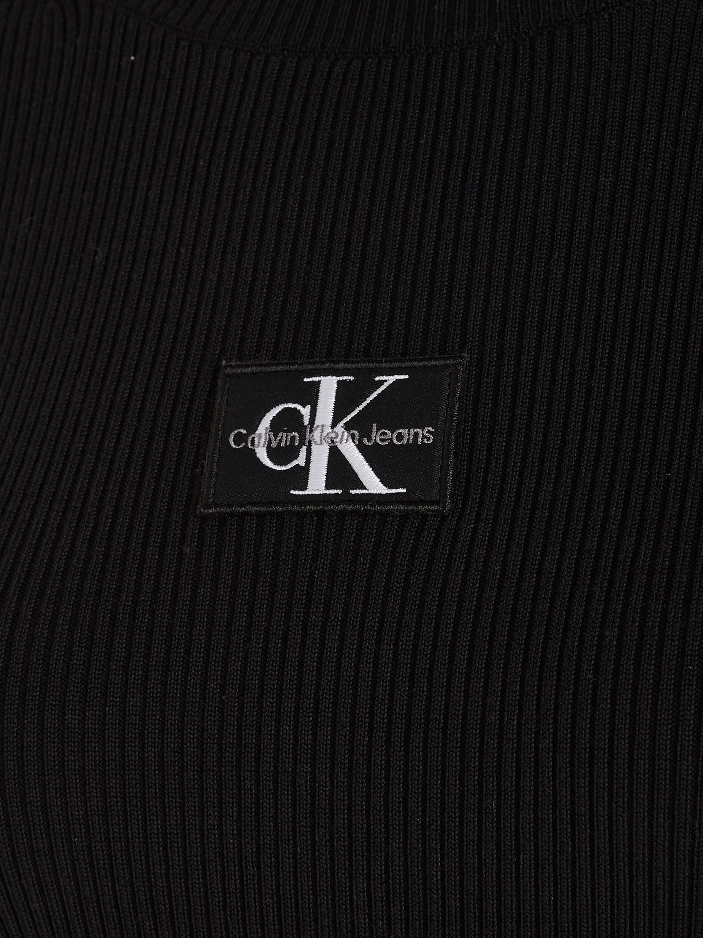 Calvin Klein Jeans Strickkleid »BADGE ROLL NECK SWEATER DRESS« bei ♕