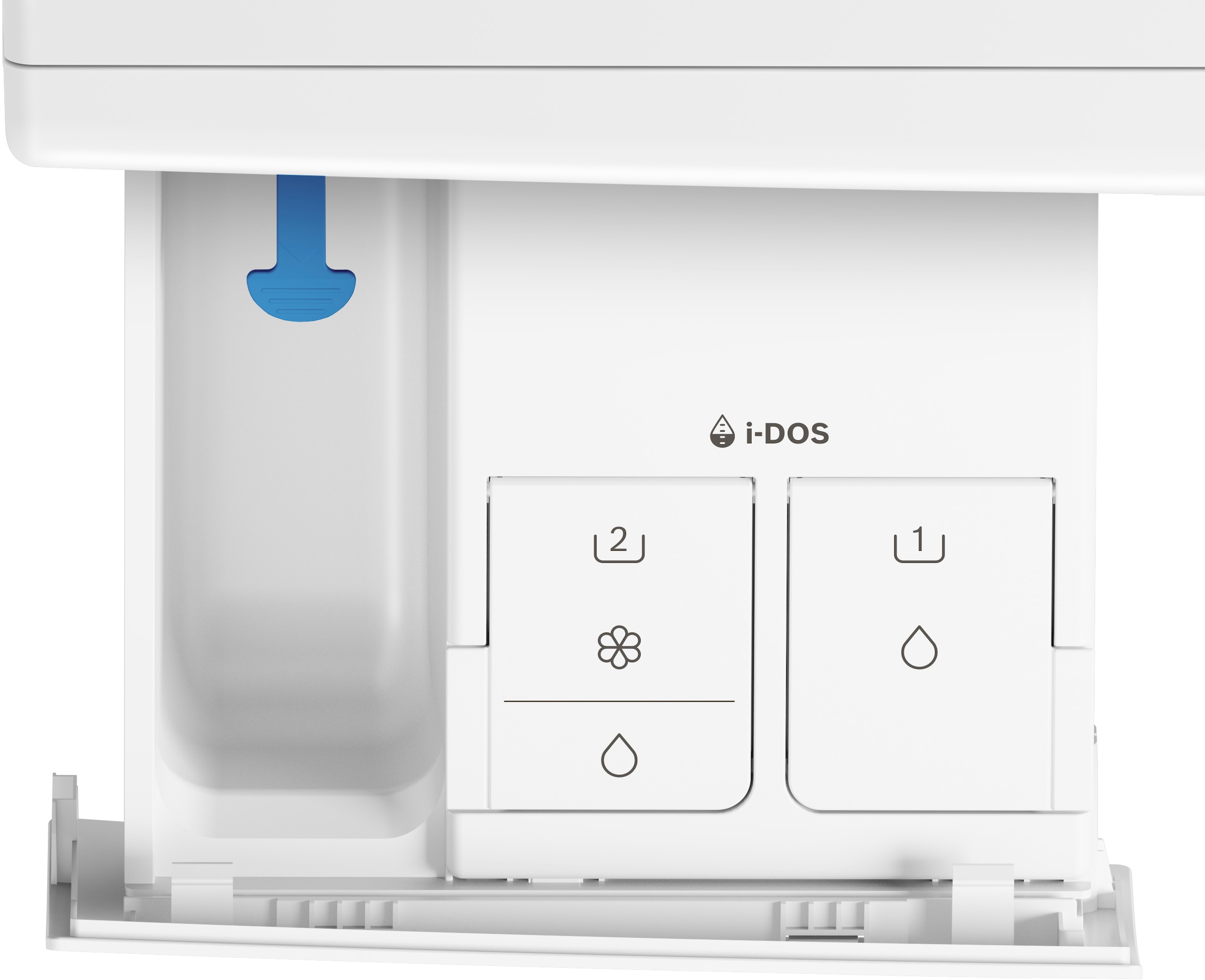 BOSCH Waschtrockner »WNC254A40«, Serie 8, i-DOS dosiert exakt die benötigte Wasser- und Waschmittelmenge