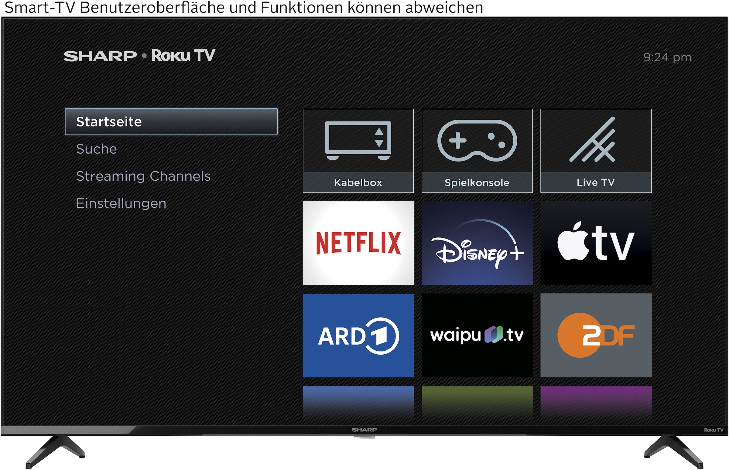 Sharp LED-Fernseher »4T-C55GJx«, 4K Ultra HD, Smart-TV