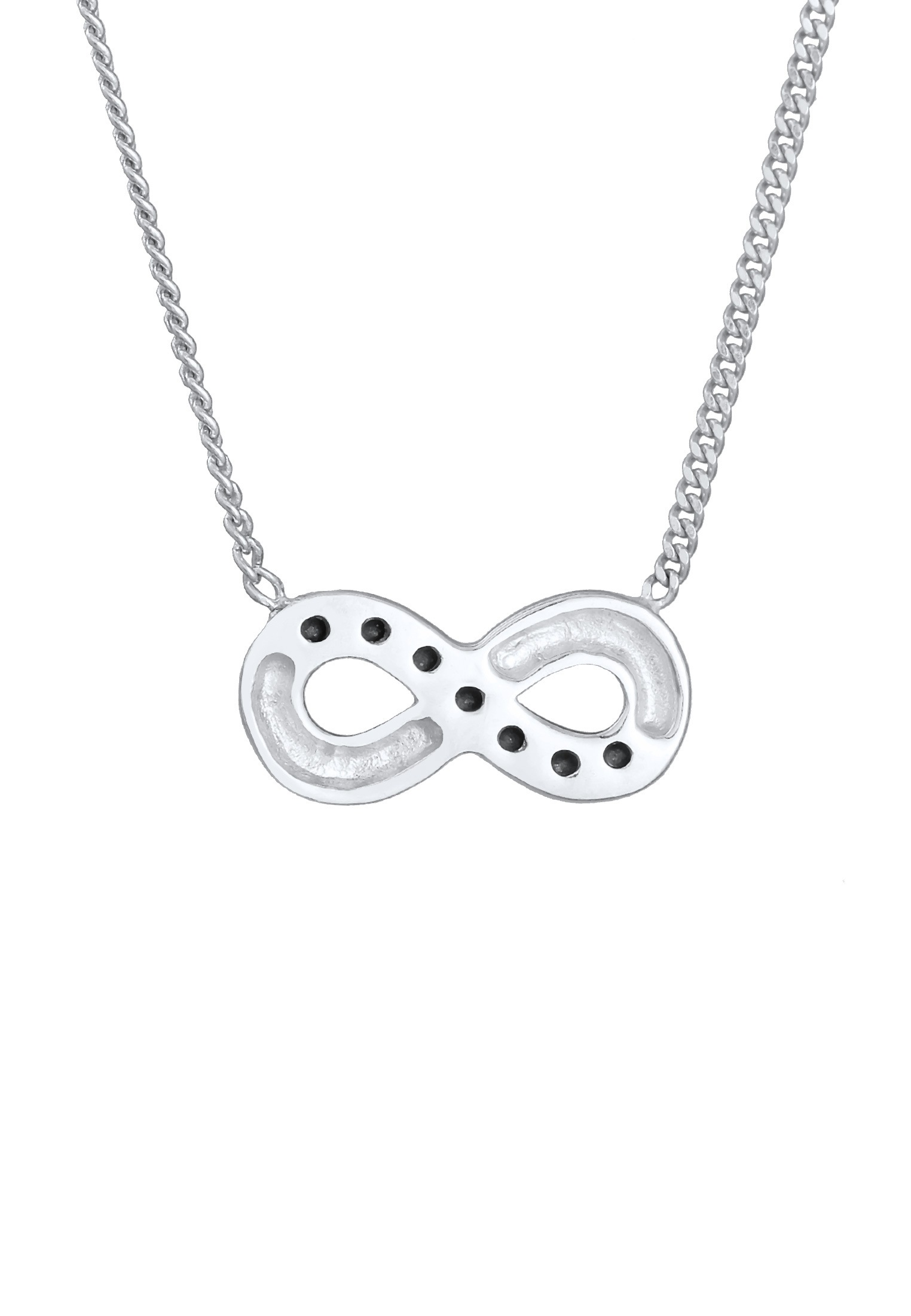 Elli Silberkette »Halskette Infinity Symbol Liebe 925 Silber, mit Kristallen von Swarovski®«