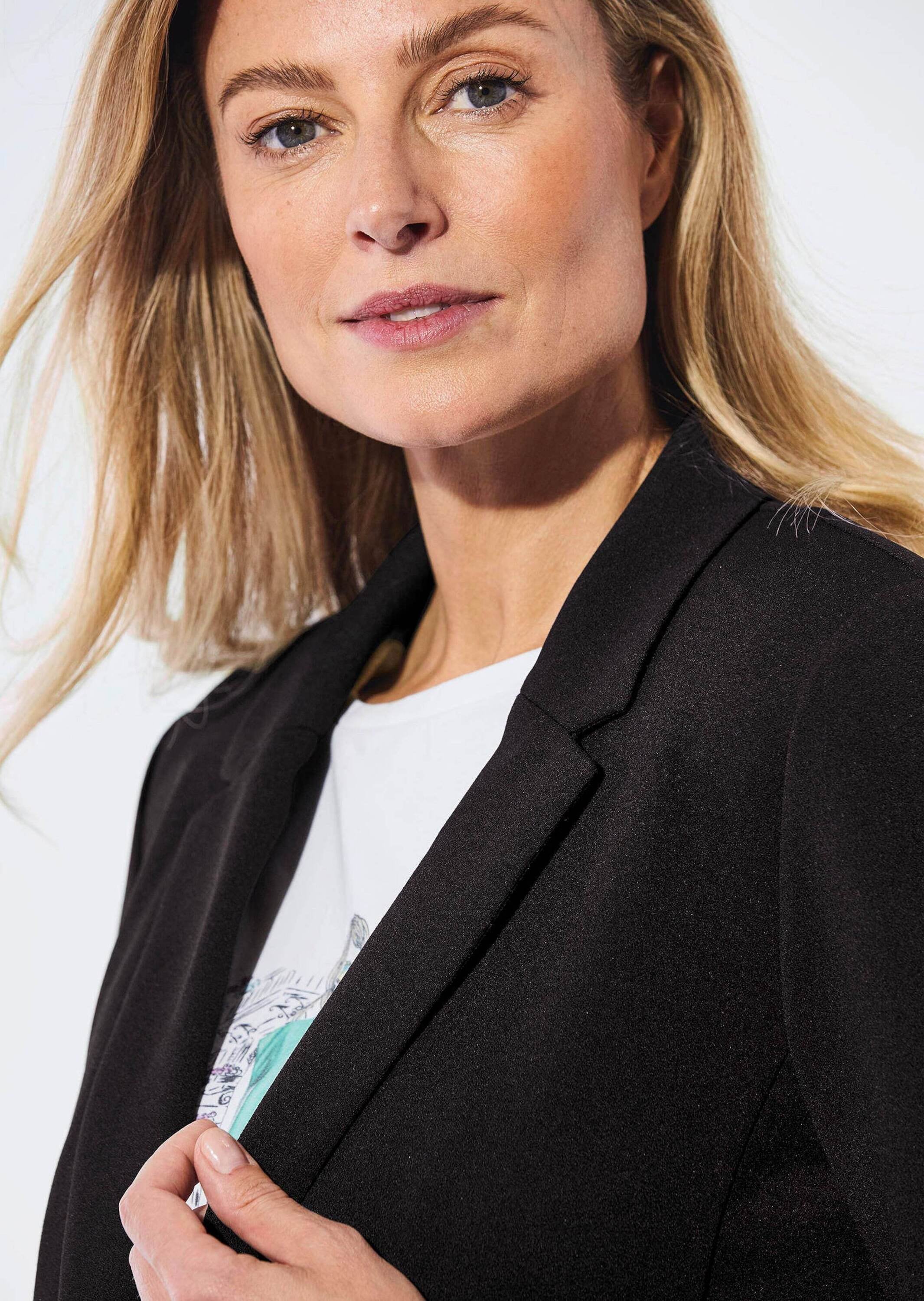 GOLDNER Jackenblazer »Kurzgröße Jersey-Blazer«