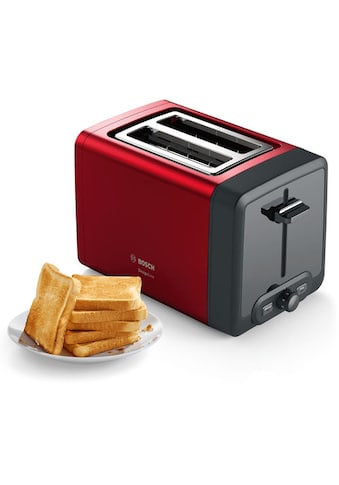 BOSCH Toaster »TAT4P424 DesignLine«, 2 kurze Schlitze, 970 W kaufen