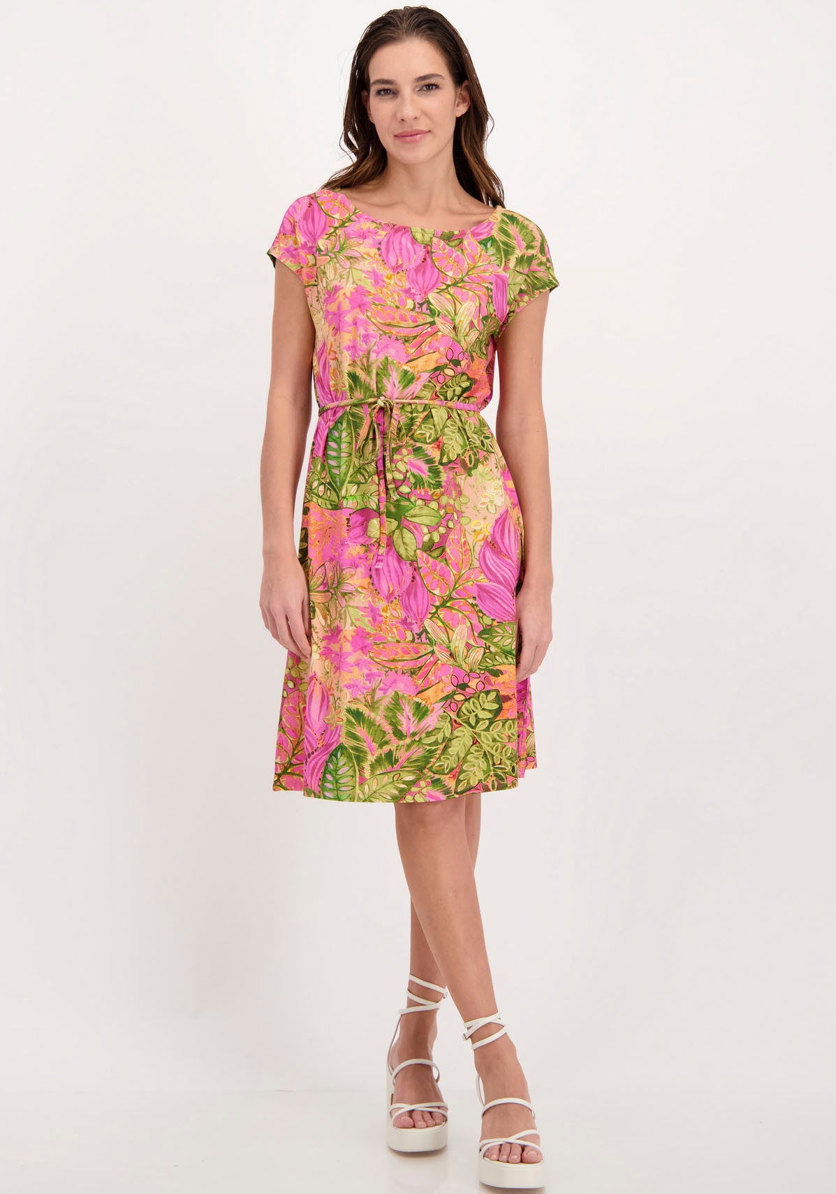 Monari Shirtkleid, mit Tropicalprint bei ♕ | Sommerkleider