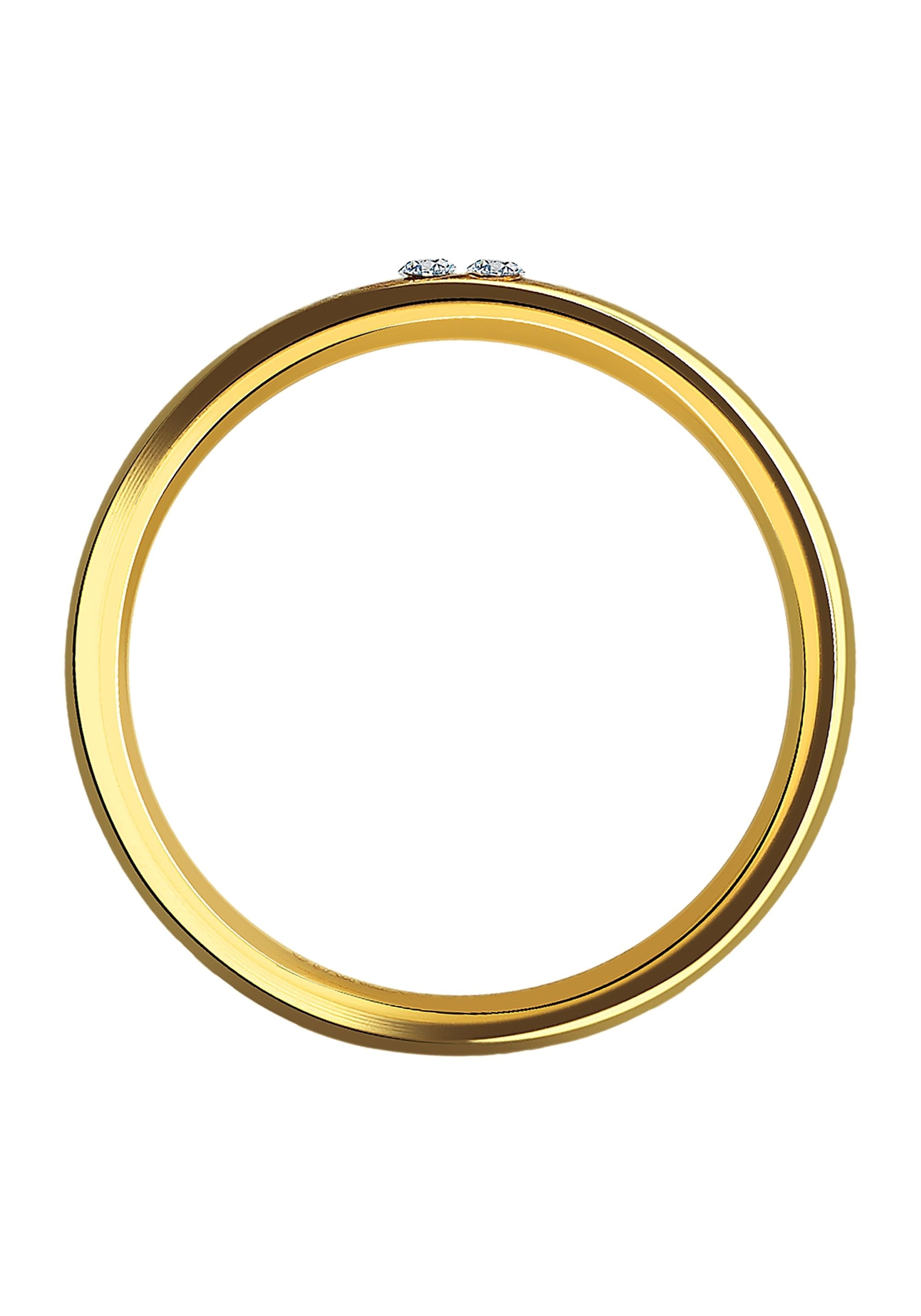 AKZENT Fingerring »Silva, goldfarbig, langlebig«