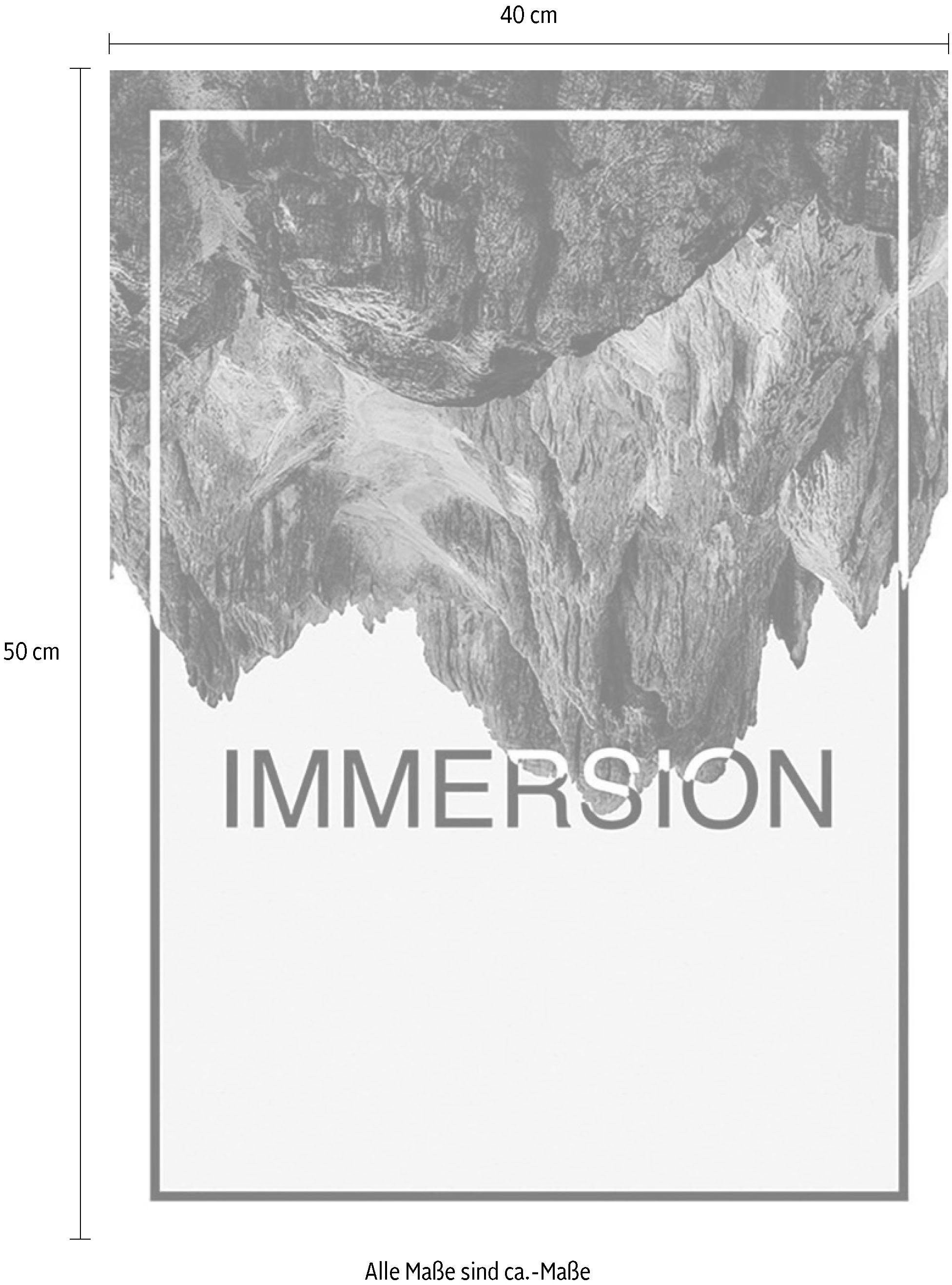 Komar Poster XXL Jahren | Garantie »Immersion online Schlafzimmer, (1 Blue«, mit Texte, & 3 Kinderzimmer, St.), Abstrakt-Sprüche Wohnzimmer kaufen