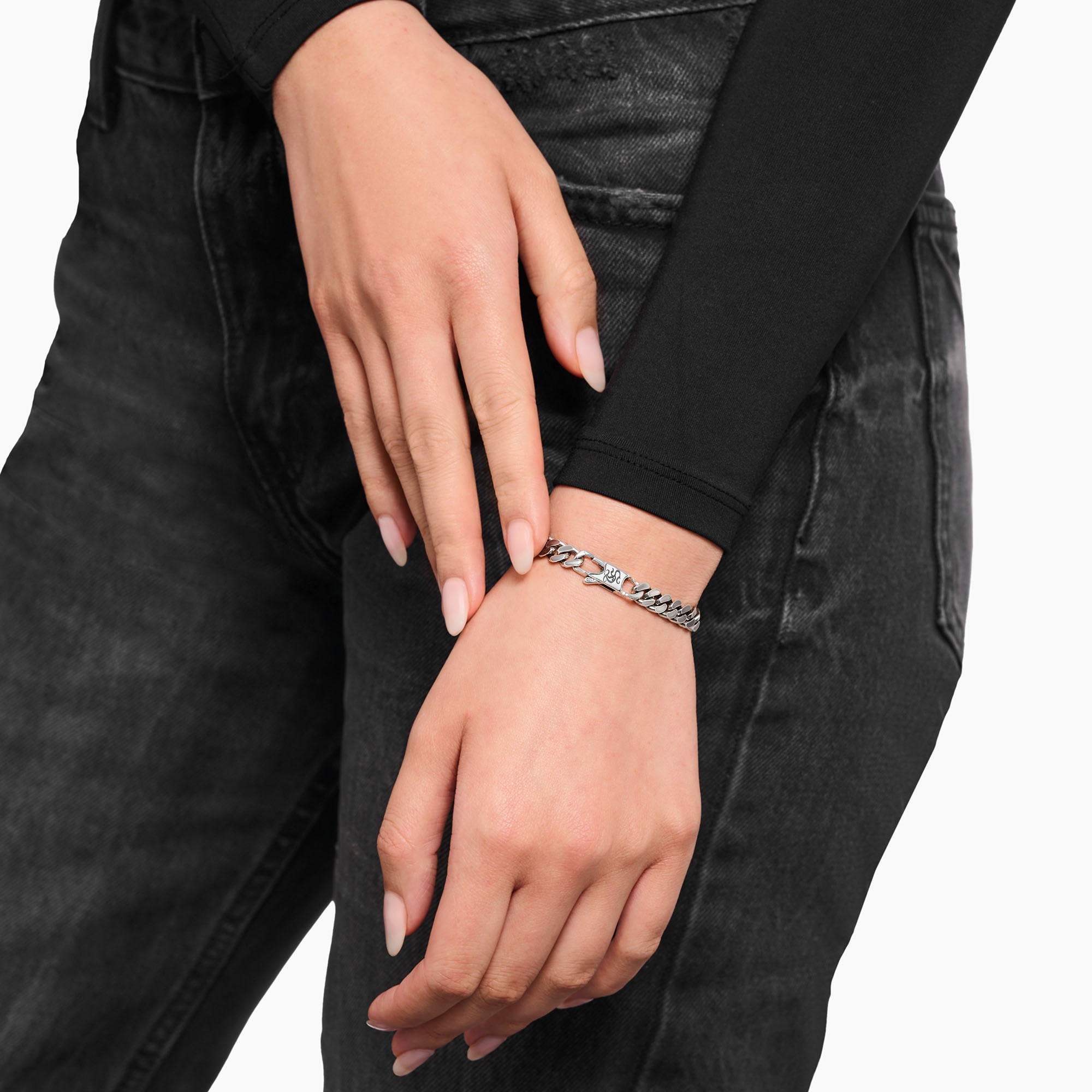 THOMAS SABO Panzerarmband »Panzer-Armband Silber«