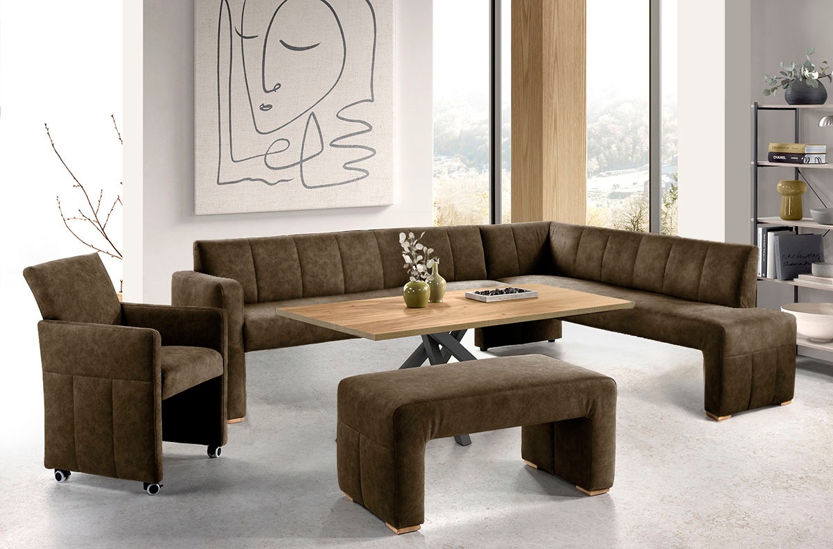 exxpo - sofa fashion Essbank, elegant und modern mit hohem Sitzkomfort