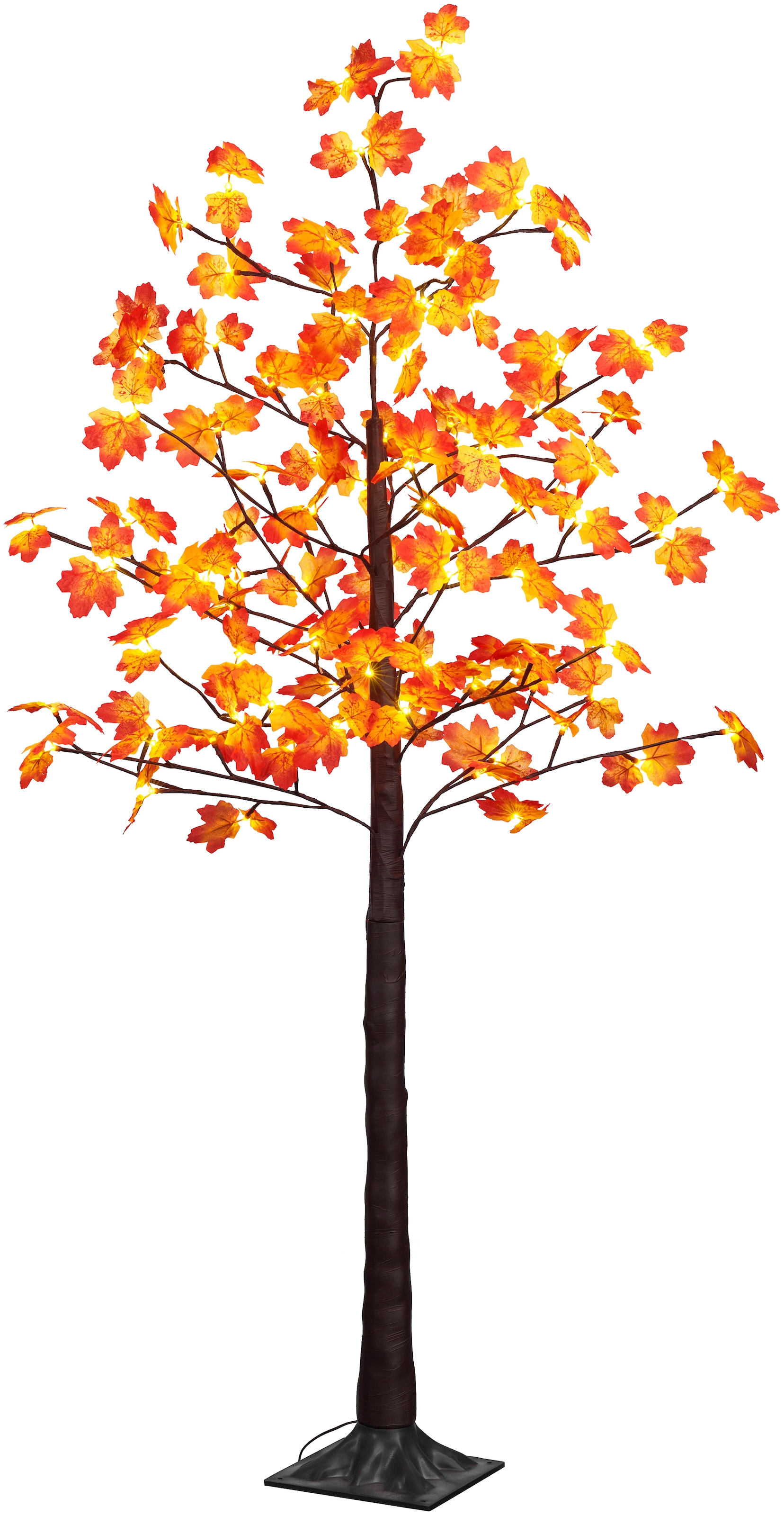 Jahren Deko- Baum mit flammig-flammig, LED mit Garantie 3 online BONETTI 96 Beleuchteter kaufen Ahornblättern XXL »Weihnachtsdeko«, | Herbstbaum
