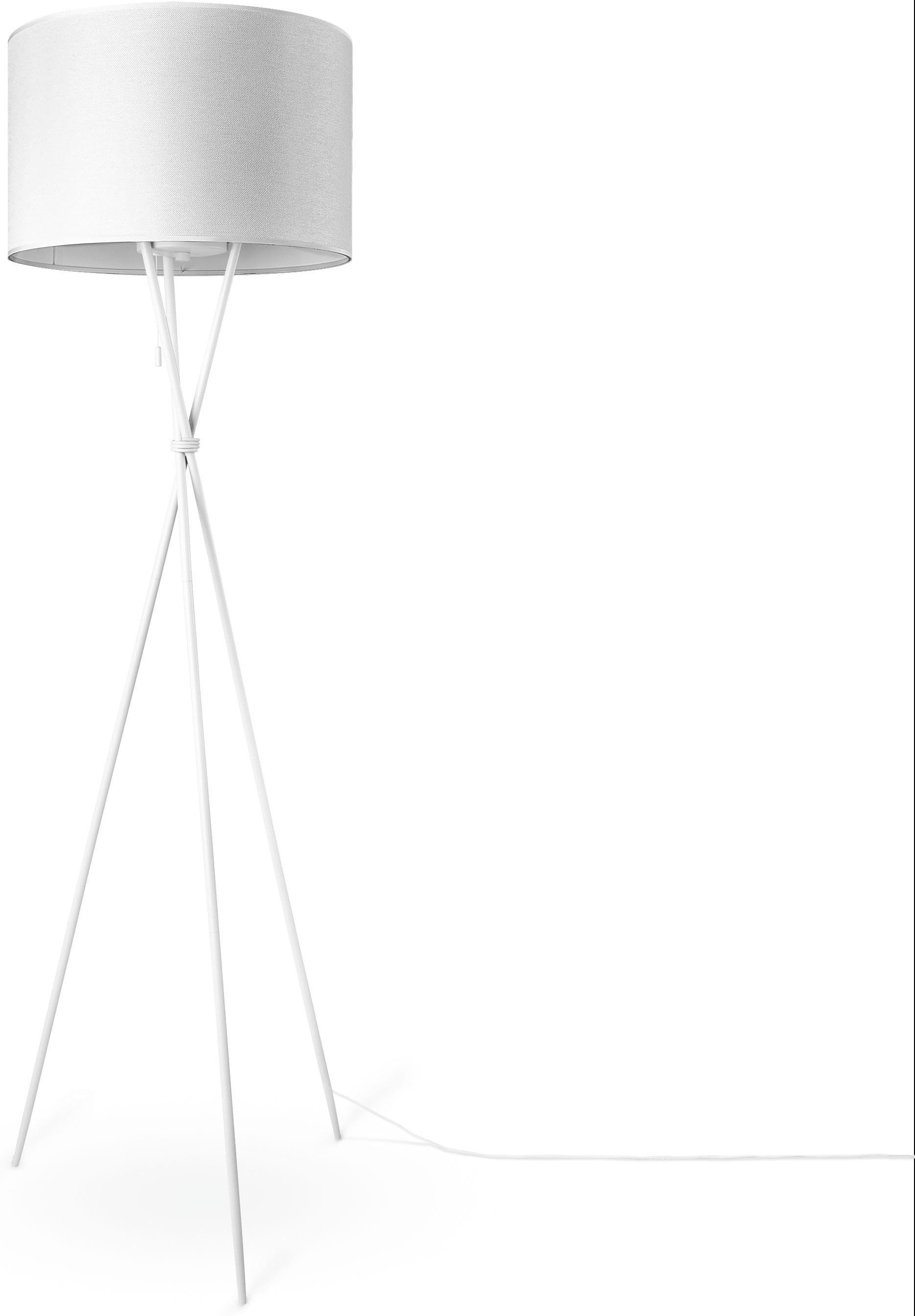 Stehlampe »KATE CANVAS UNI COLOR«, Leuchtmittel E27 | ohne Leuchtmittel, Wohnzimmer...