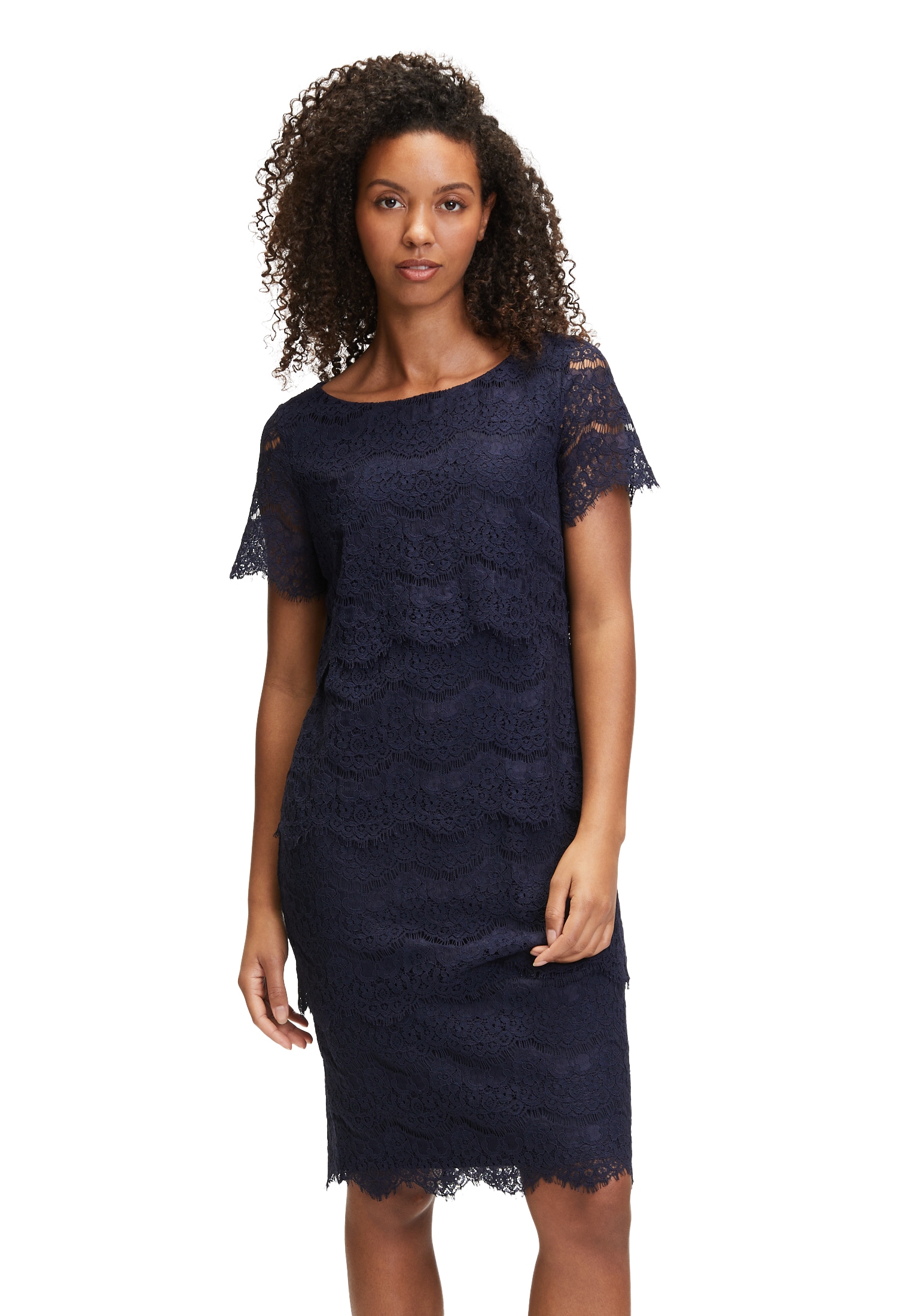 Vera Mont Spitzenkleid »Spitzenkleid kurzarm«