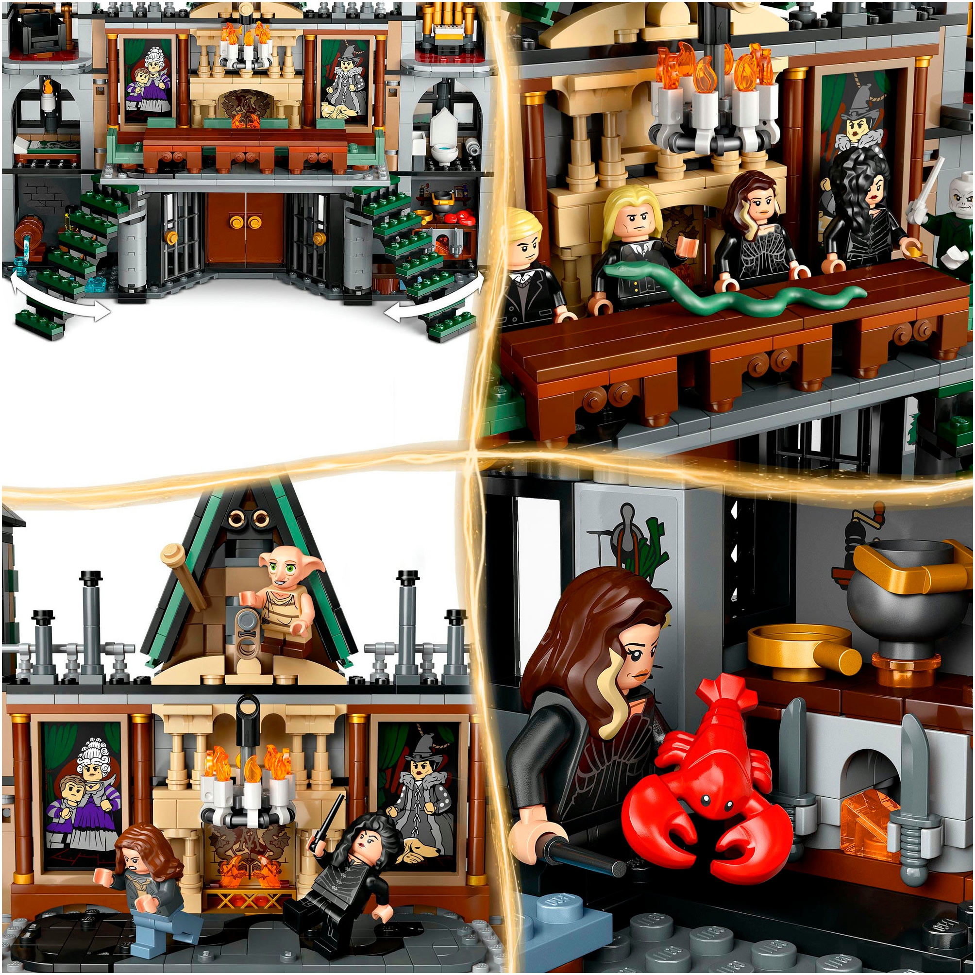 LEGO® Konstruktionsspielsteine »Landsitz der Familie Malfoy (76453), LEGO Harry Potter™«, (1601 St.), Made in Europe